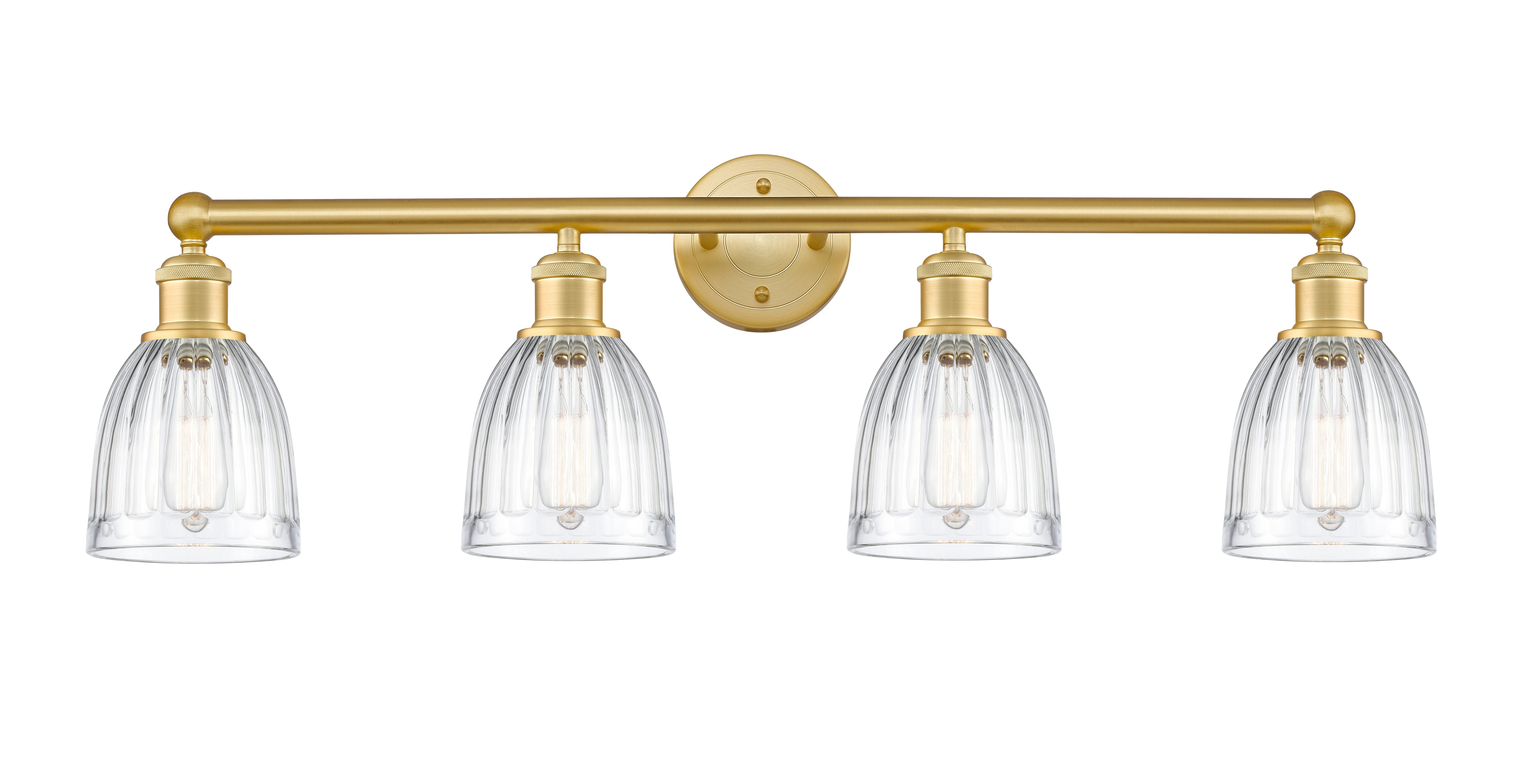 Edison Bath Vanity Light Cast Brass 35 Inch