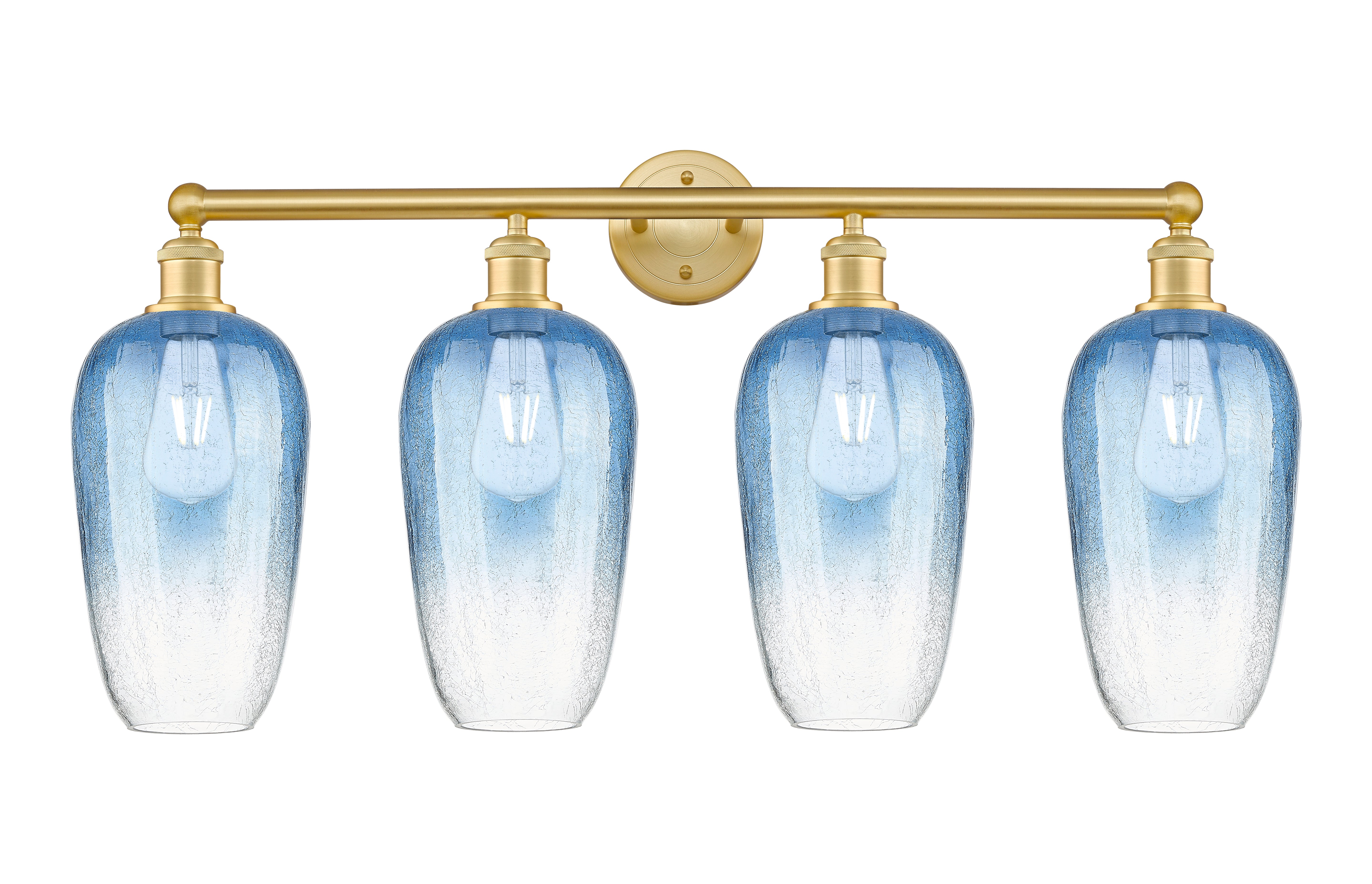 Edison Bath Vanity Light Cast Brass 34 Inch