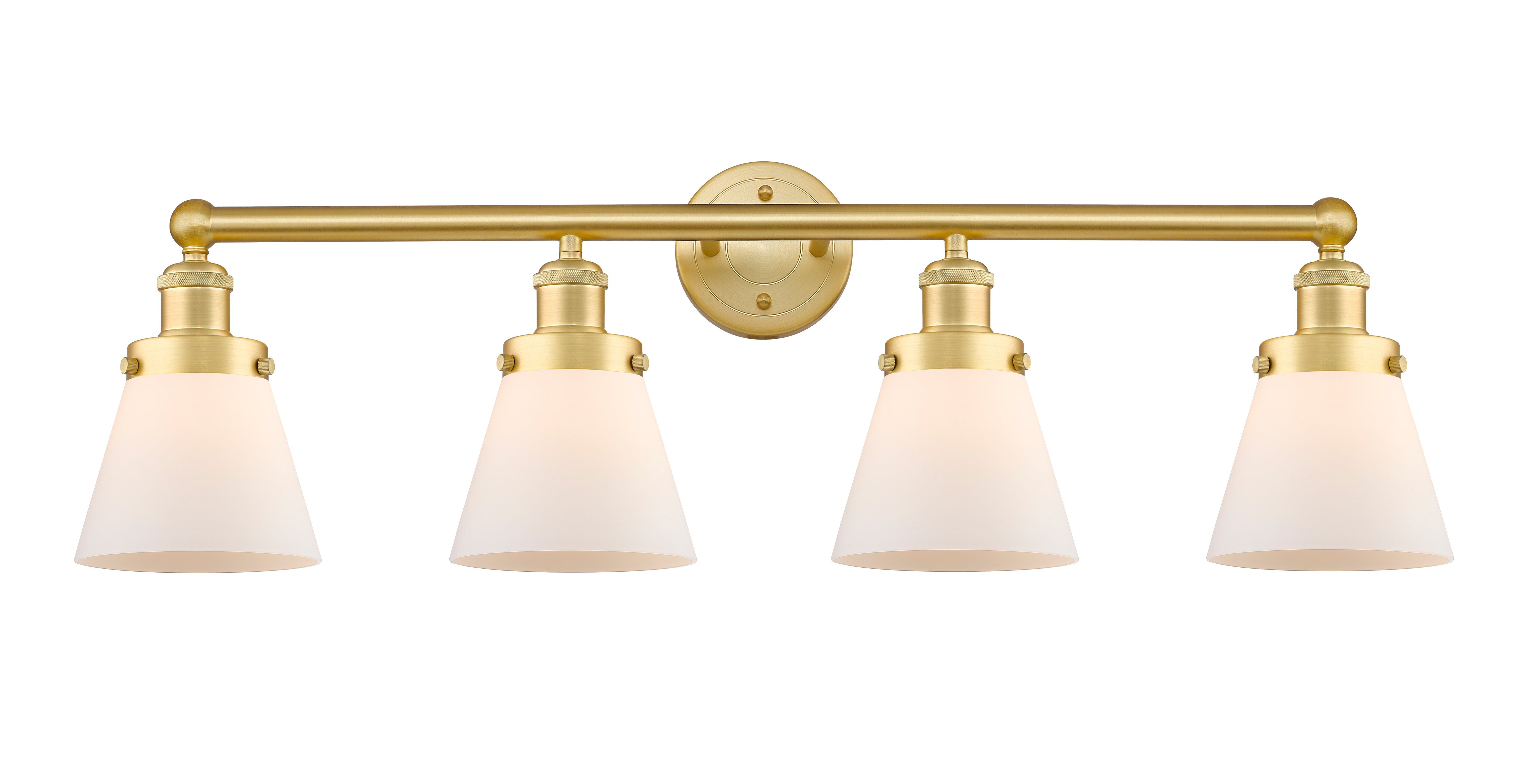 Edison Vanity Cast Brass Art Nouveau
