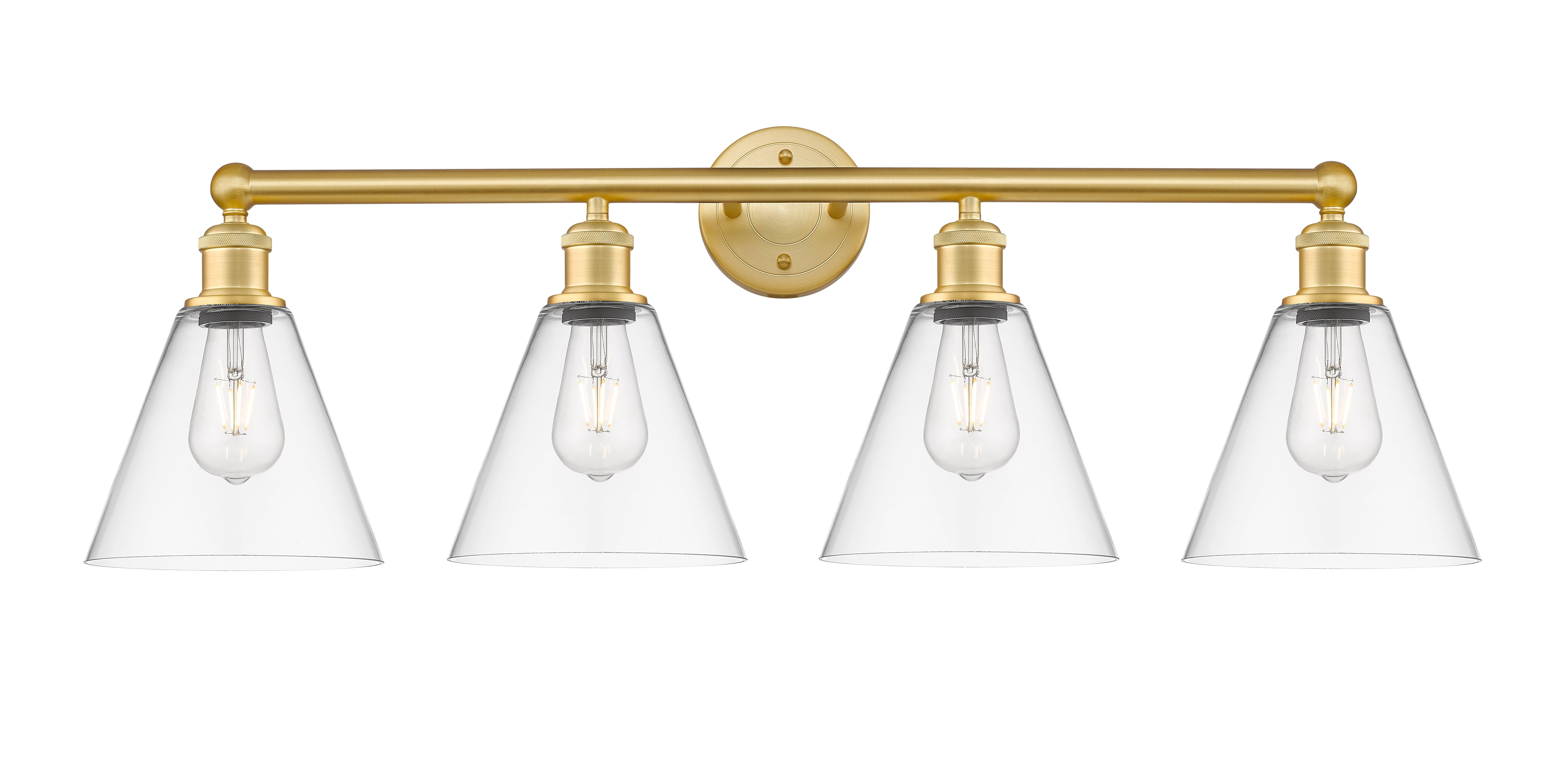 Edison Bath Vanity Light Cast Brass