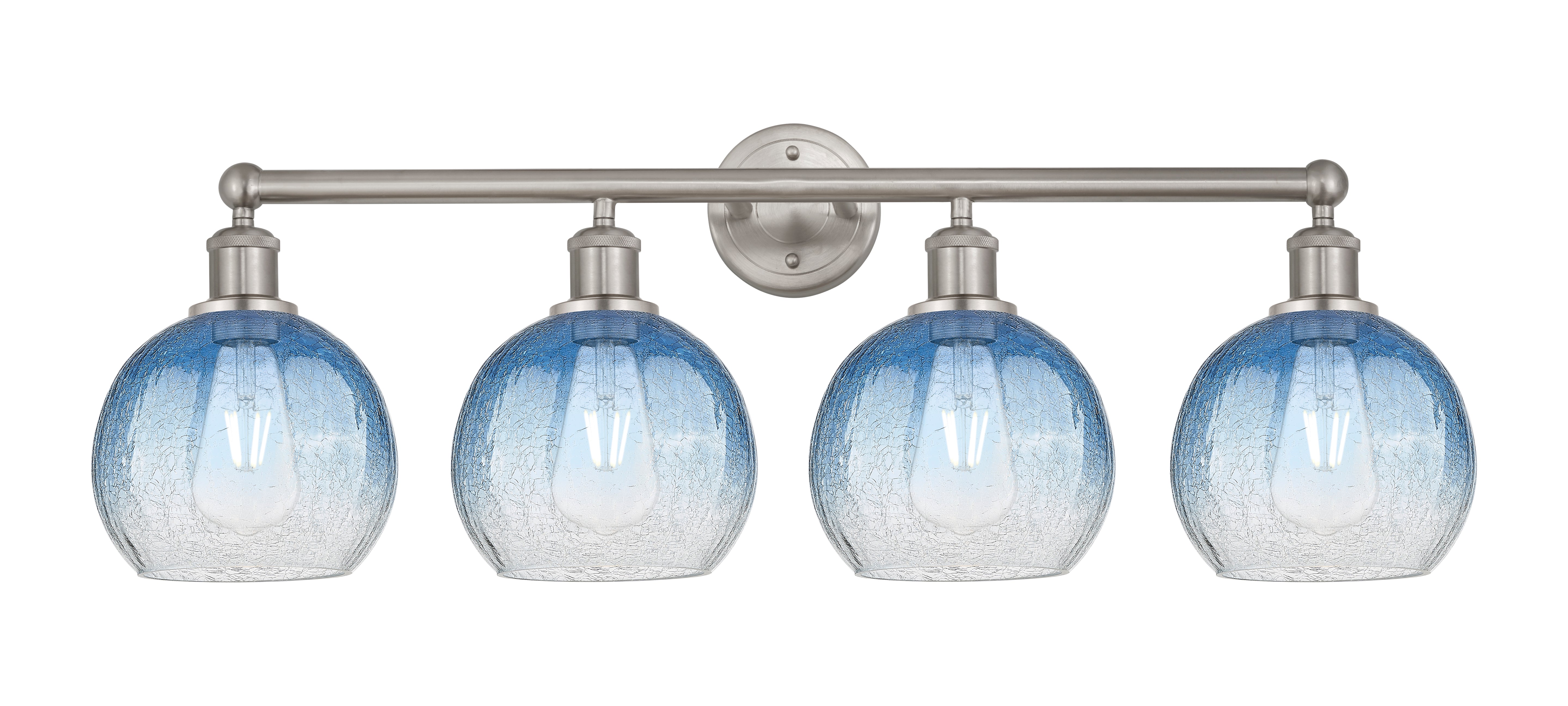 Edison Bath Vanity Light Cast Brass 33 Inch