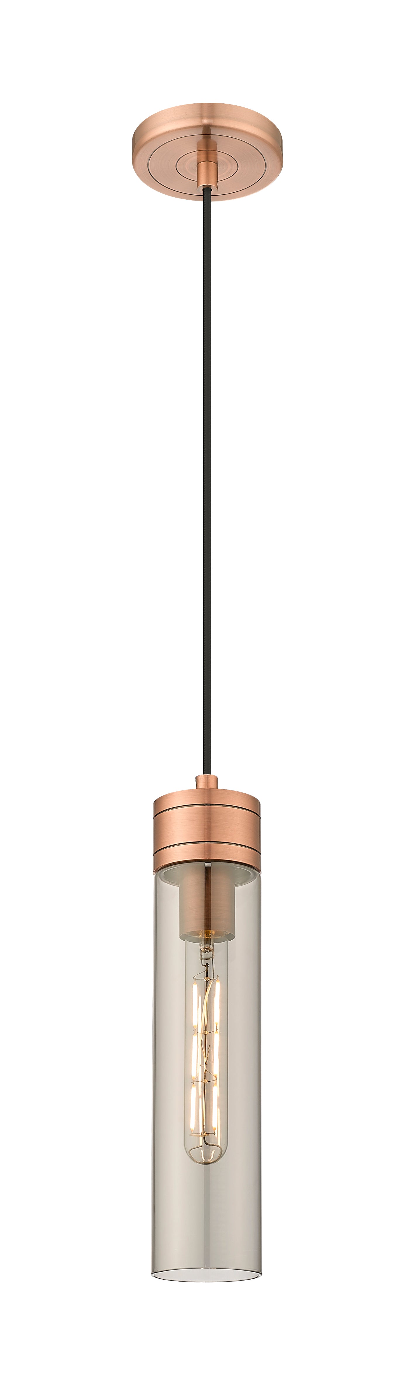 Downtown Urban Mini Pendant Antique Brass