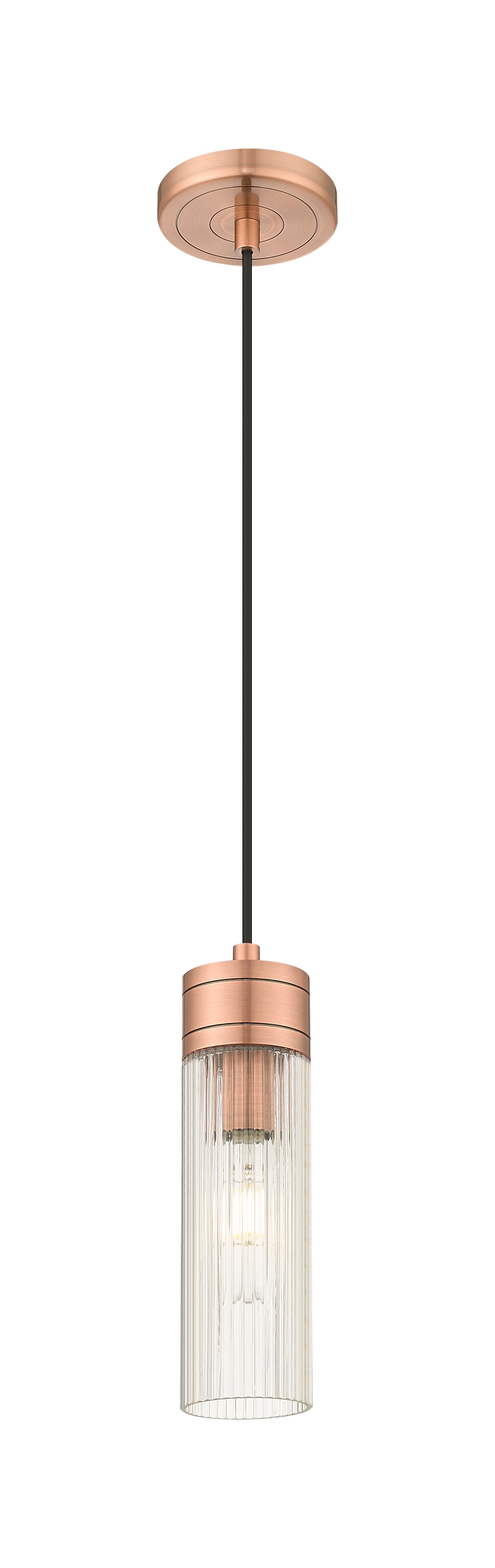 Downtown Urban Mini Pendant Antique Brass
