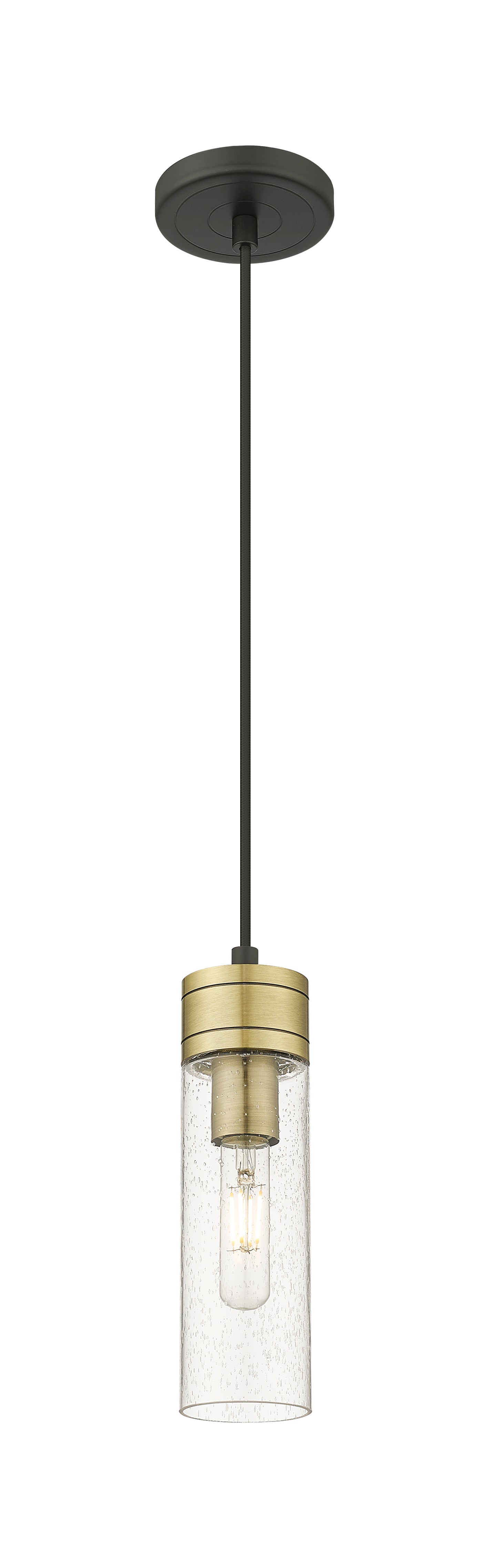 Downtown Urban Mini Pendant Antique Brass