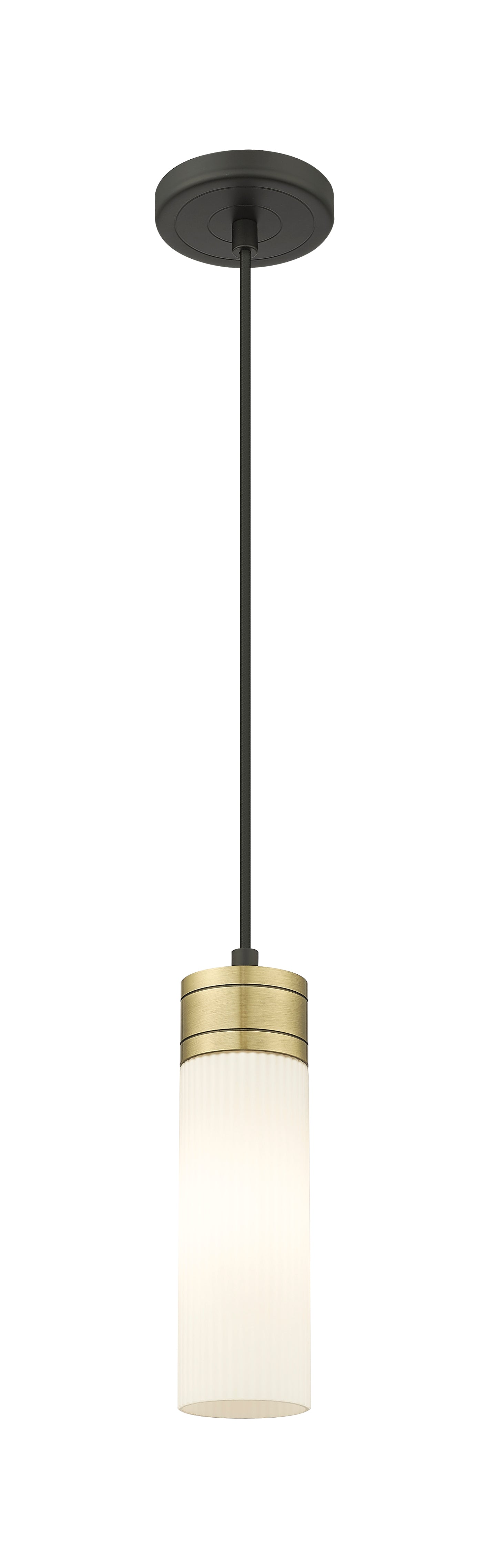 Downtown Urban Mini Pendant Antique Brass