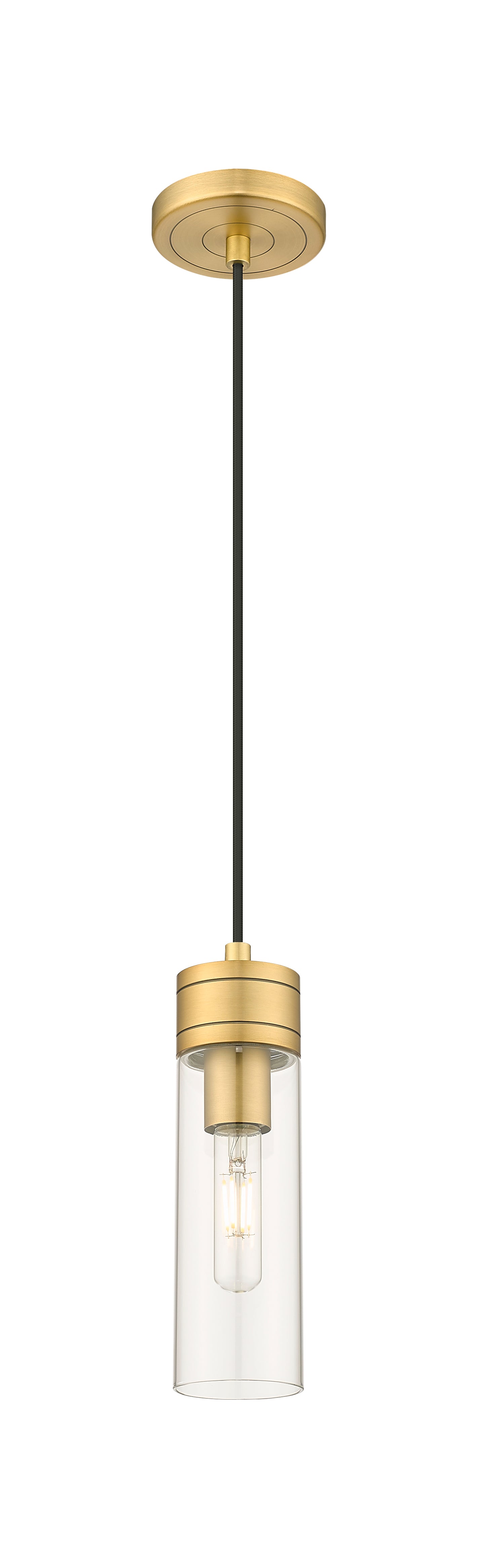 Downtown Urban Mini Pendant Antique Brass