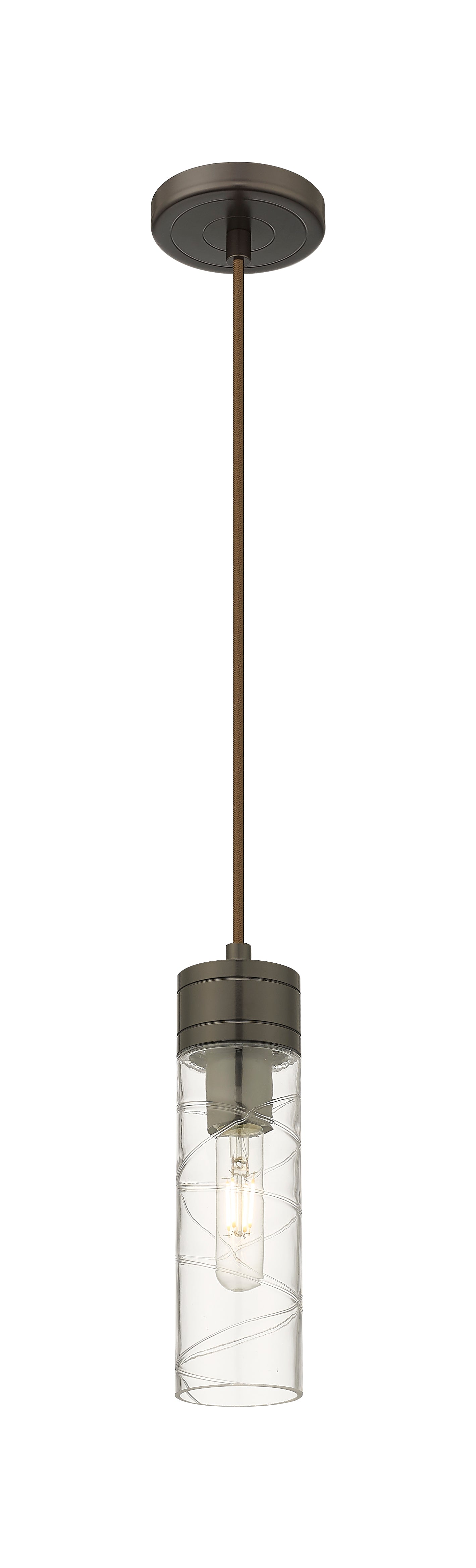 Downtown Urban Mini Pendant Antique Brass