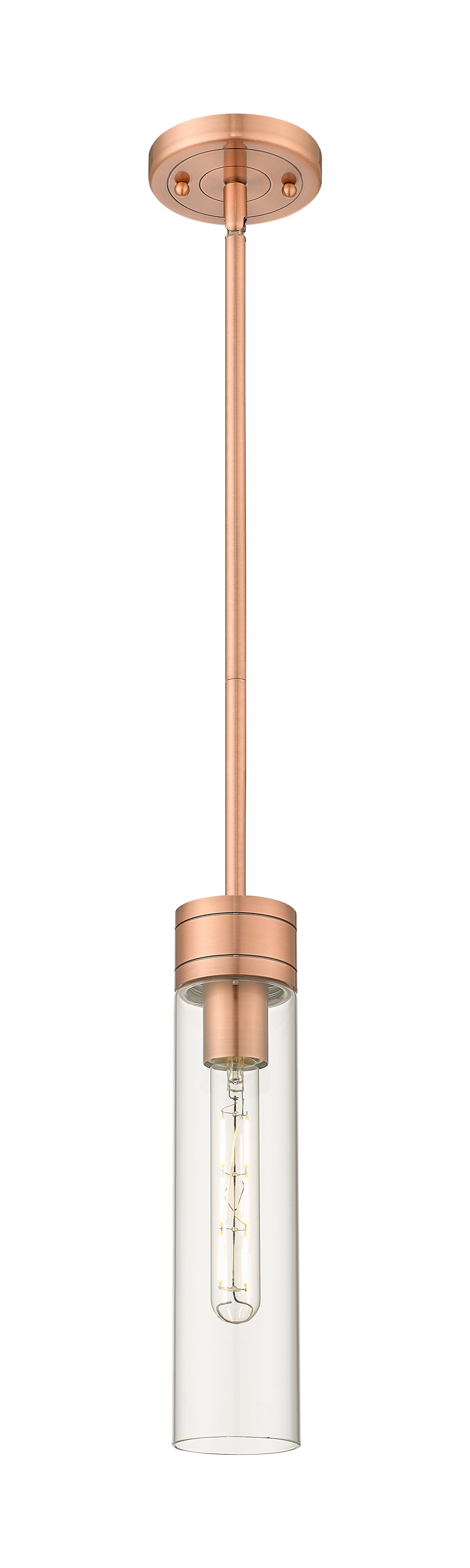 Downtown Urban Mini Pendant Antique Brass