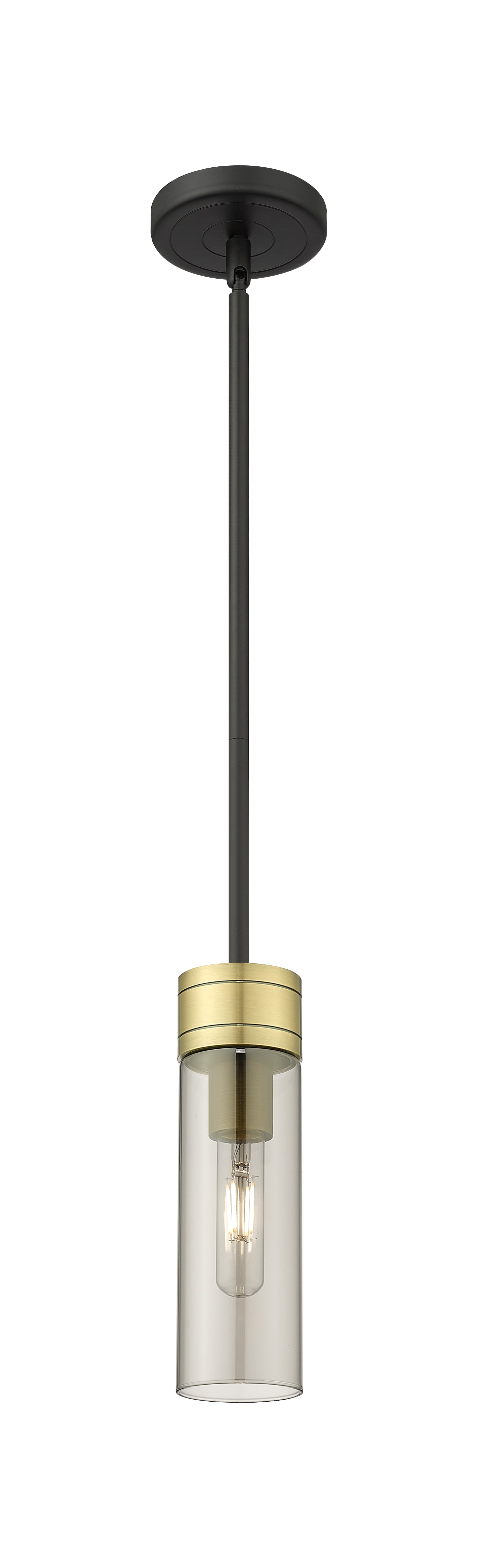 Downtown Urban Mini Pendant Antique Brass