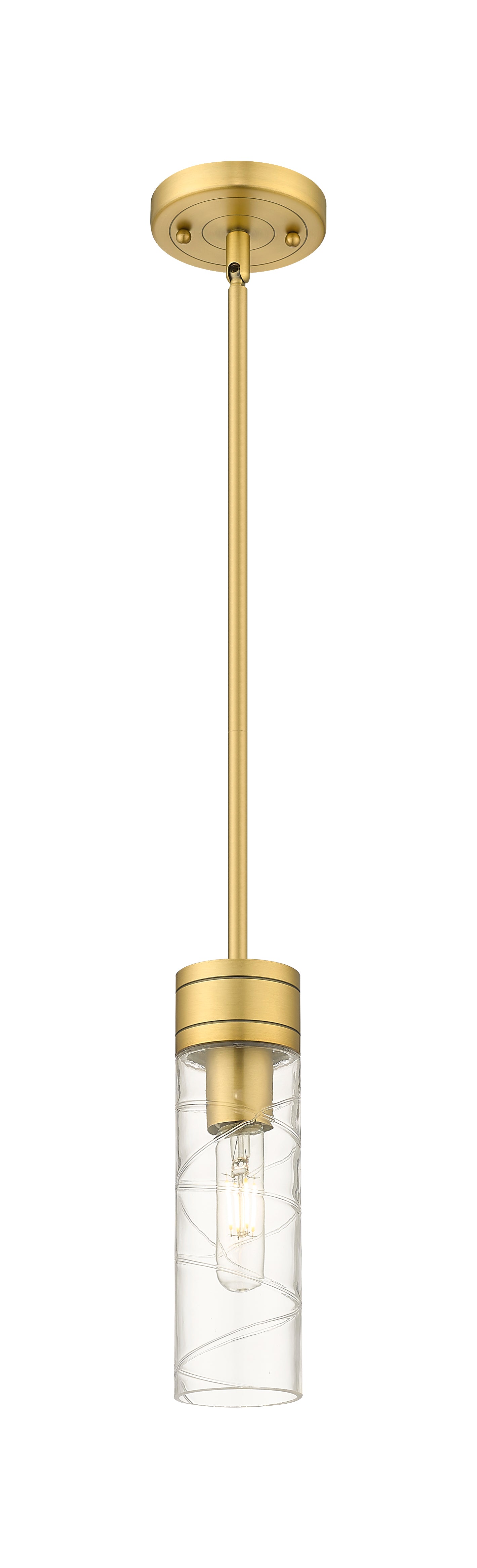 Downtown Urban Mini Pendant Antique Brass