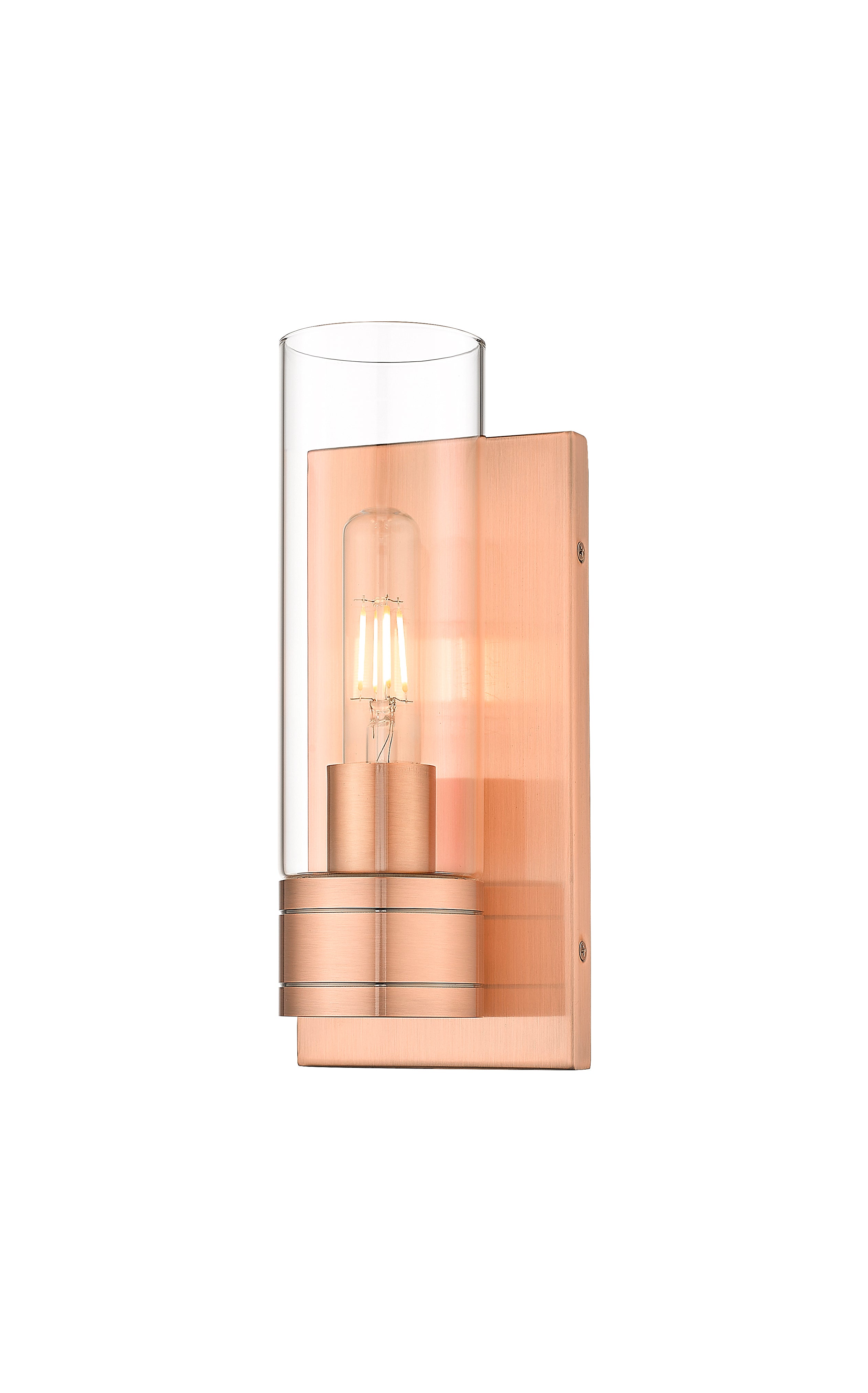 Downtown Urban Sconce Cast Brass