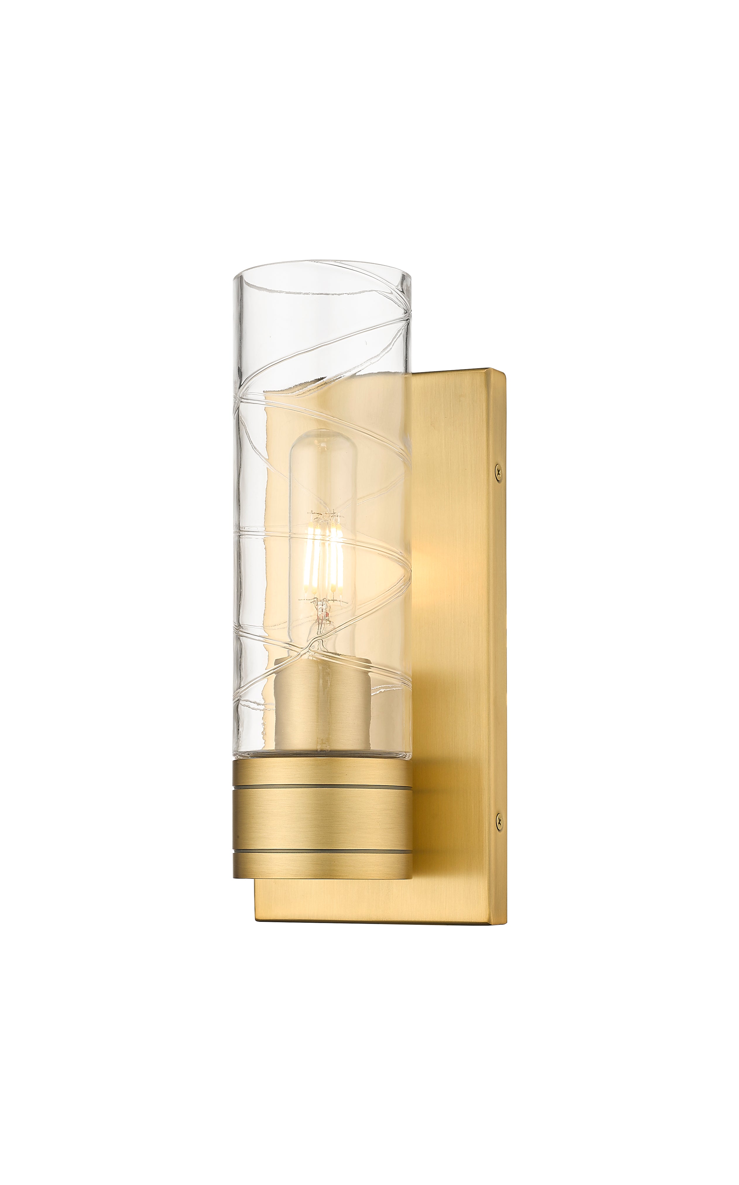 Downtown Urban Sconce Cast Brass