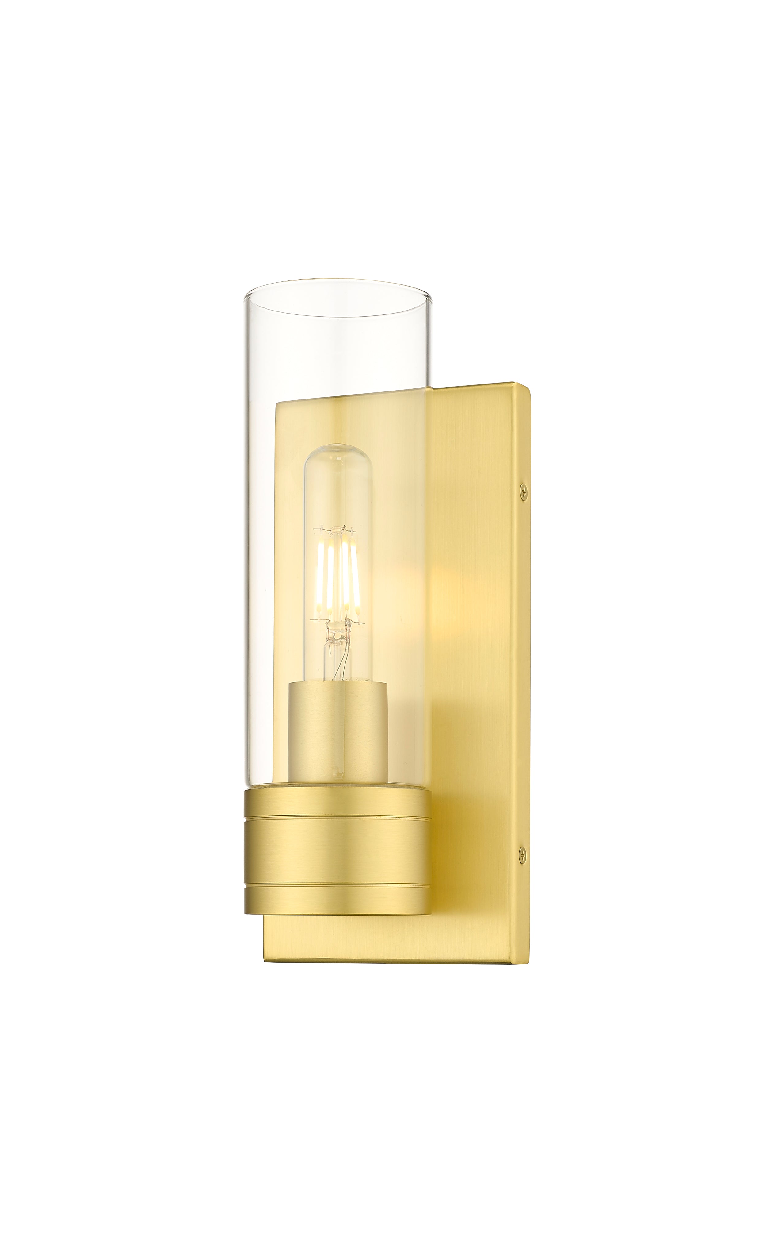 Downtown Urban Sconce Cast Brass