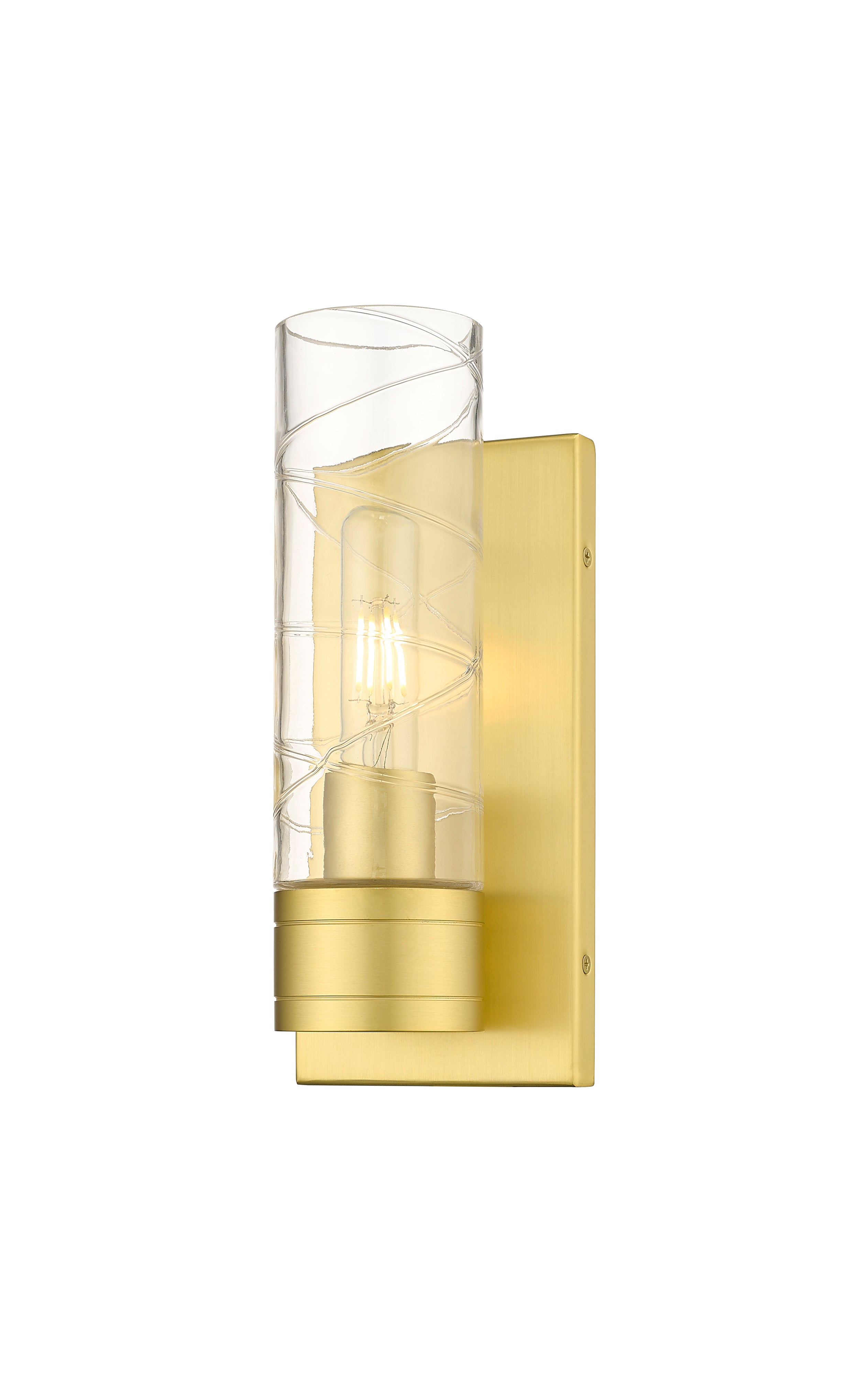 Downtown Urban Sconce Cast Brass