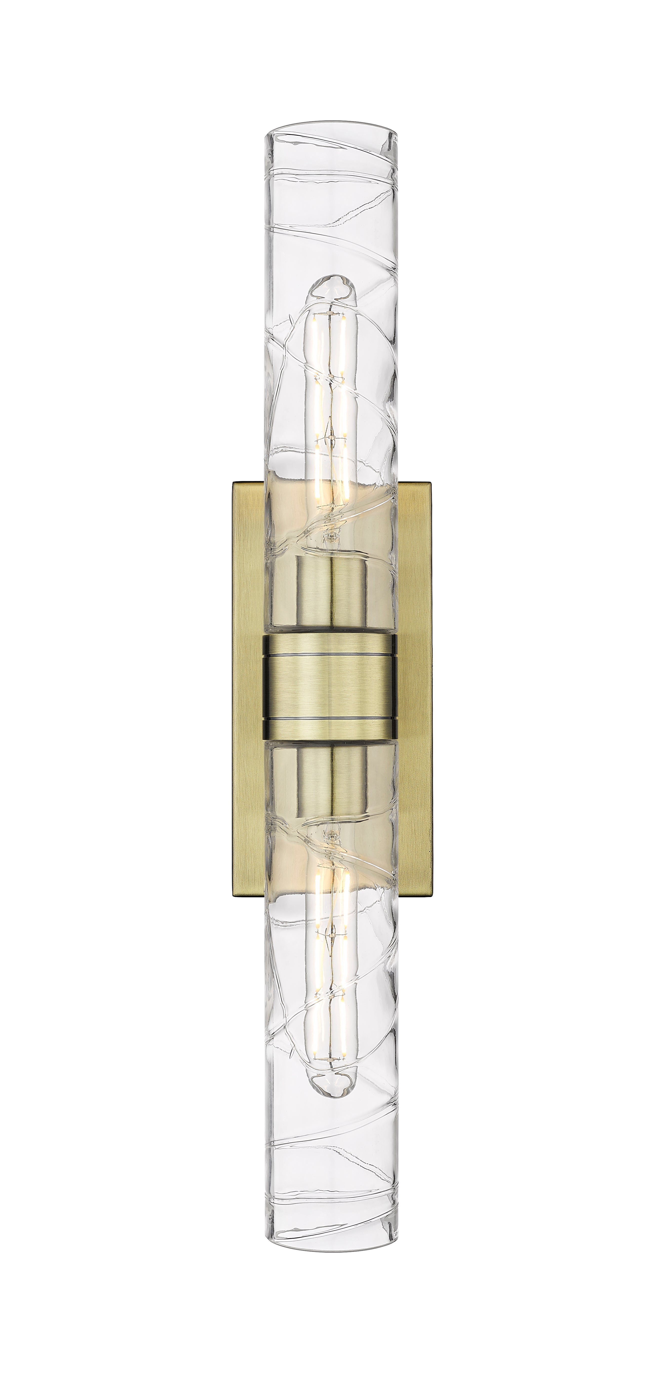 Downtown Urban Sconce Cast Brass Steel