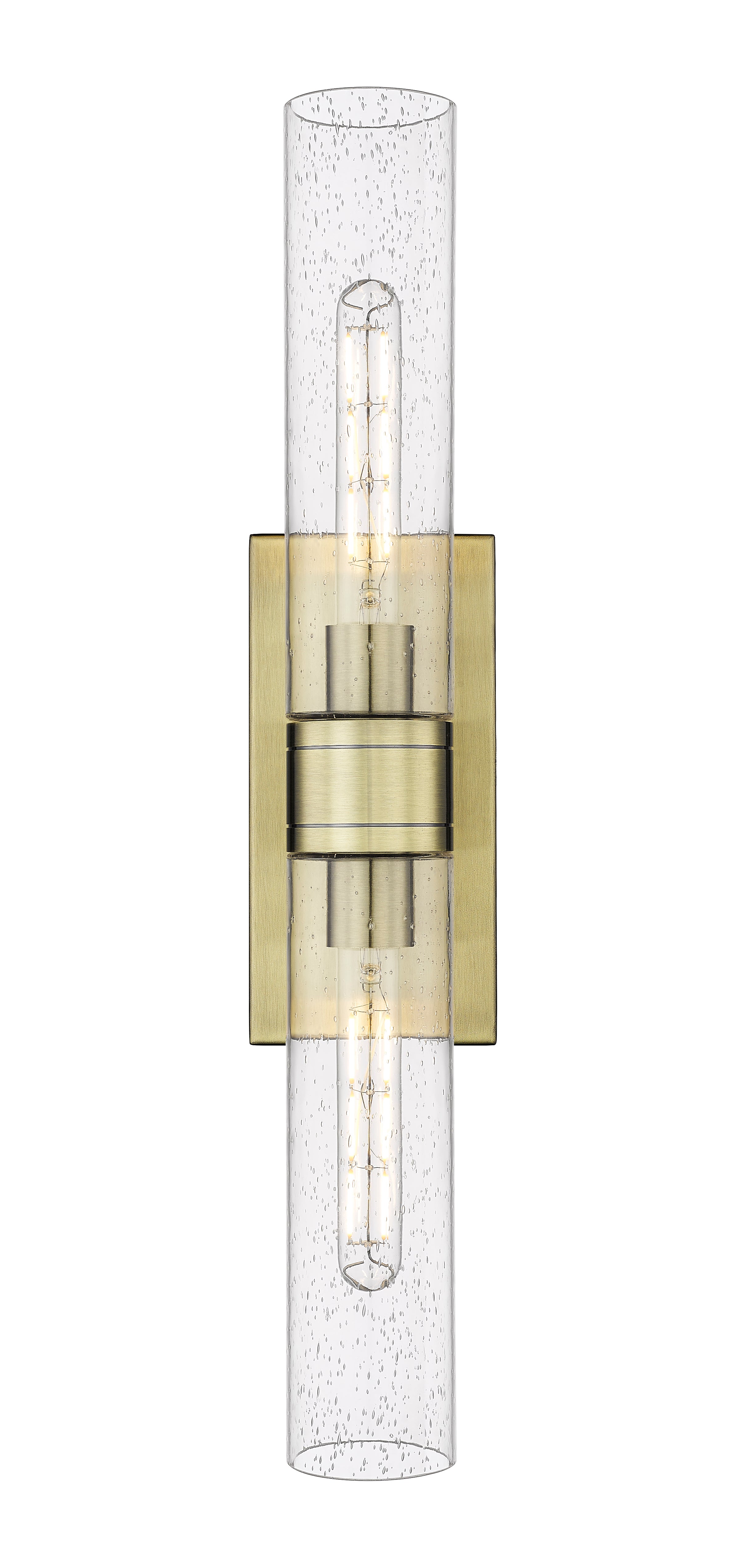 Downtown Urban Sconce Cast Brass Steel