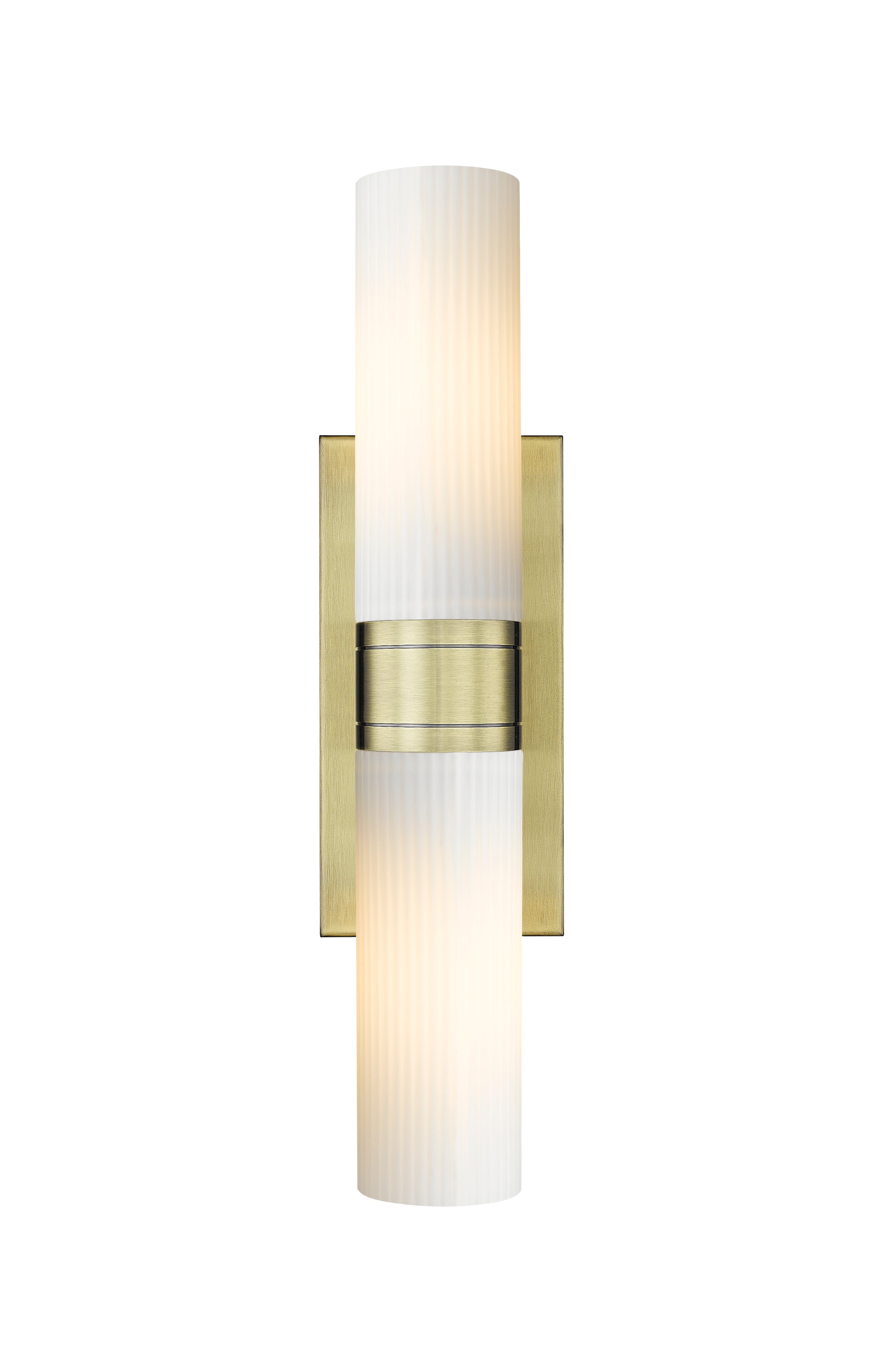 Downtown Urban Linear Bath Vanity Cast Brass