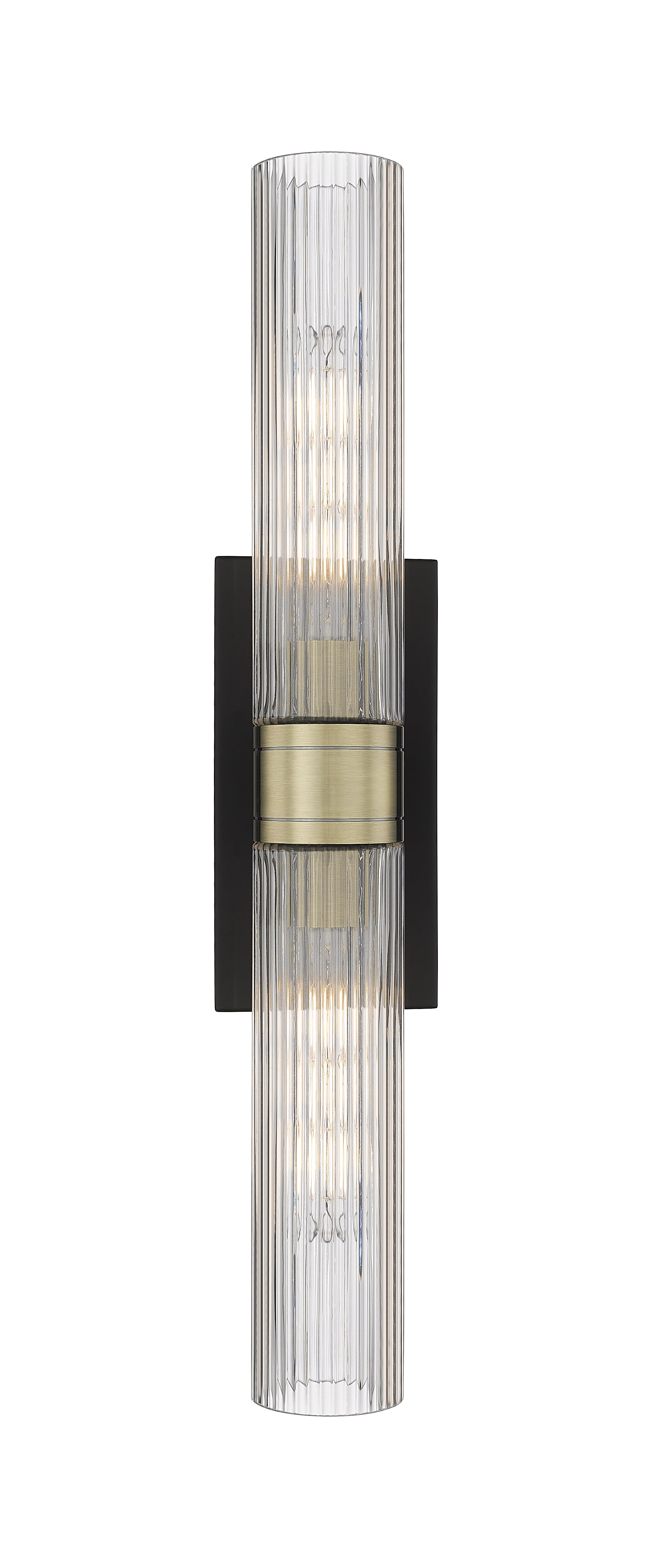 Downtown Urban Sconce Cast Brass Steel