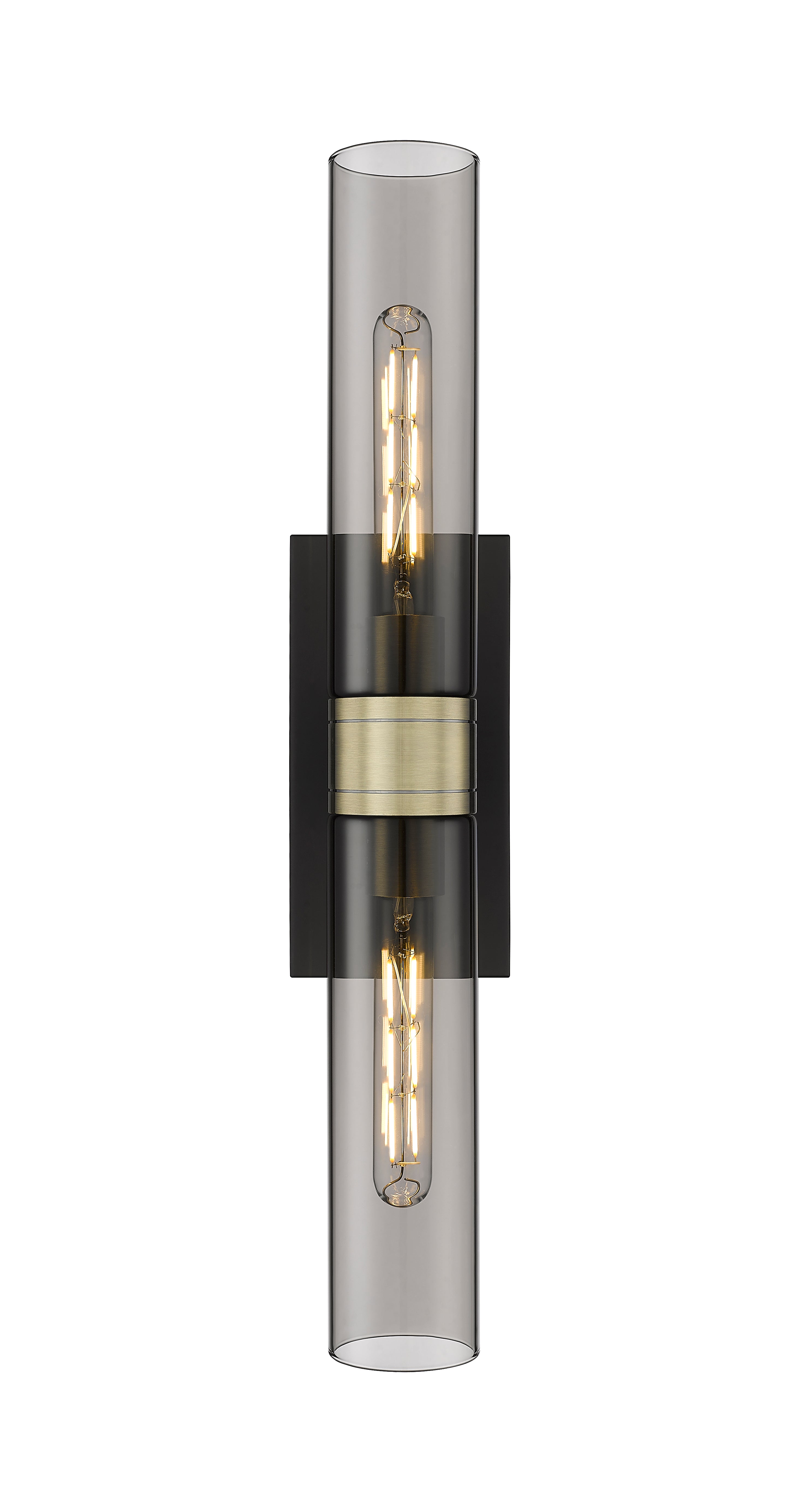 Downtown Urban Sconce Cast Brass Steel