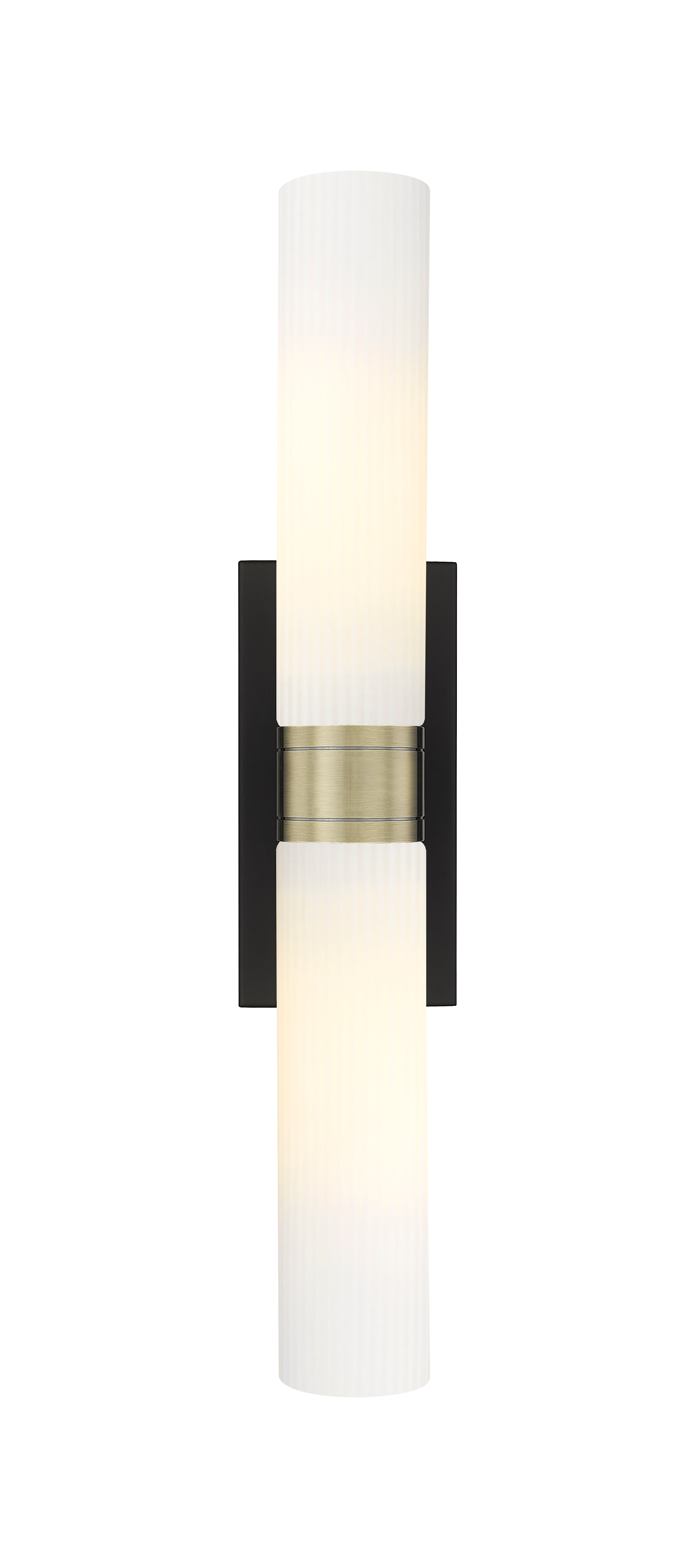 Downtown Urban Sconce Cast Brass Steel