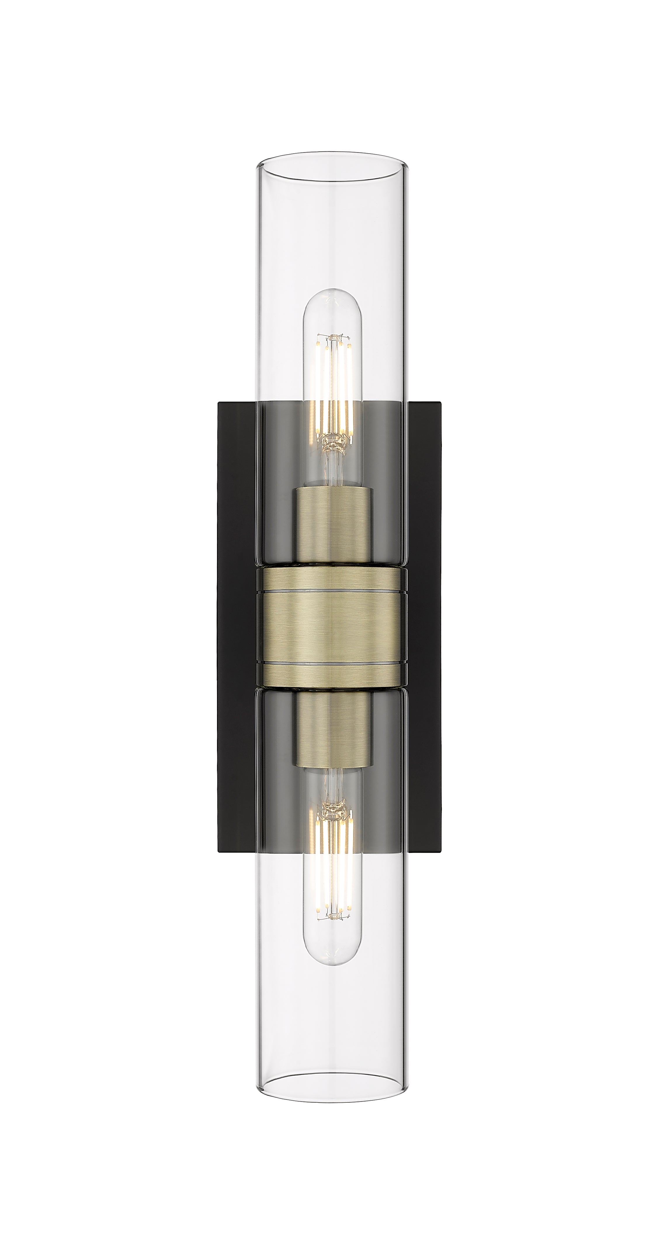 Downtown Urban Linear Bath Vanity Cast Brass