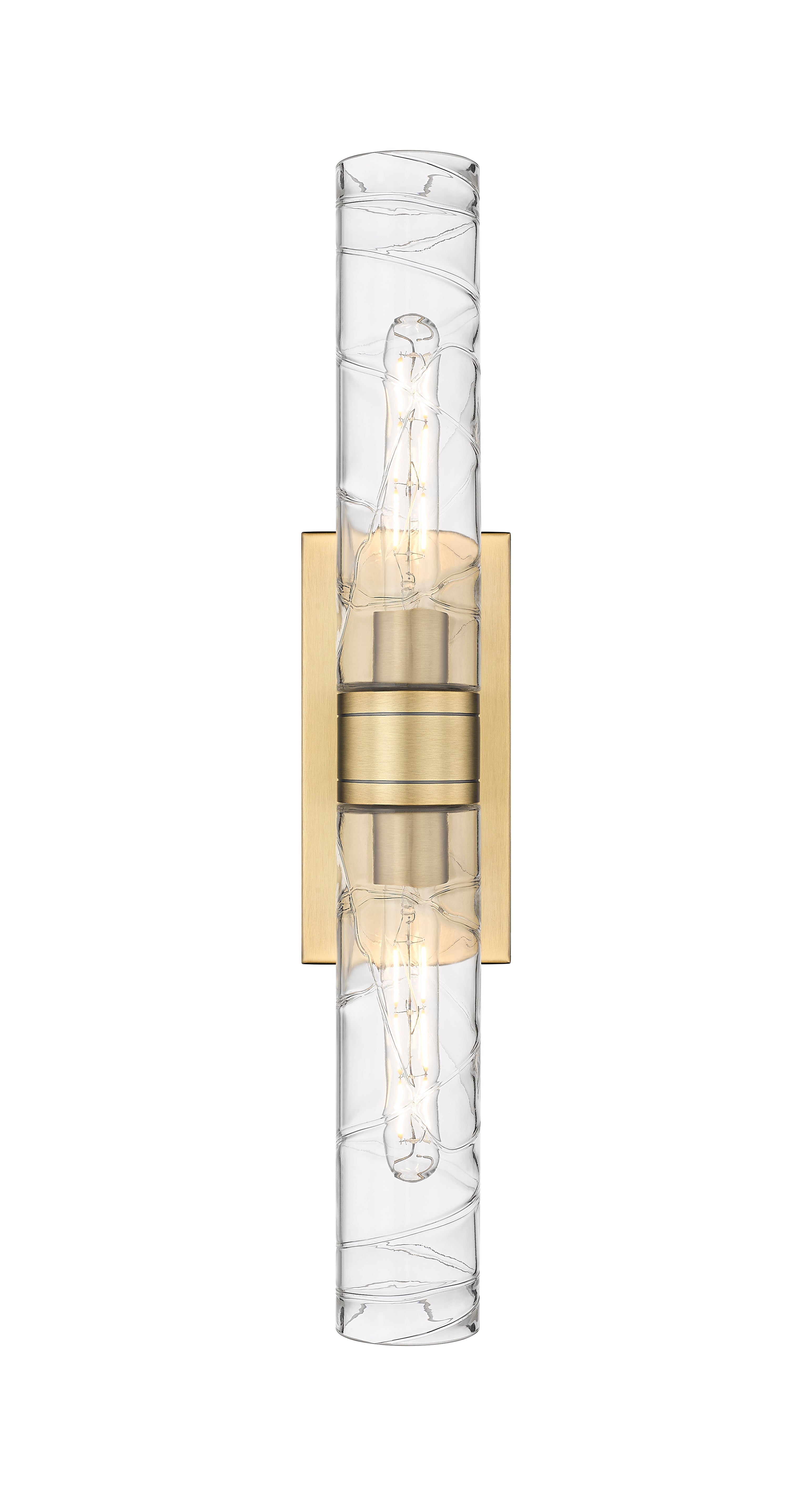Downtown Urban Sconce Cast Brass Steel