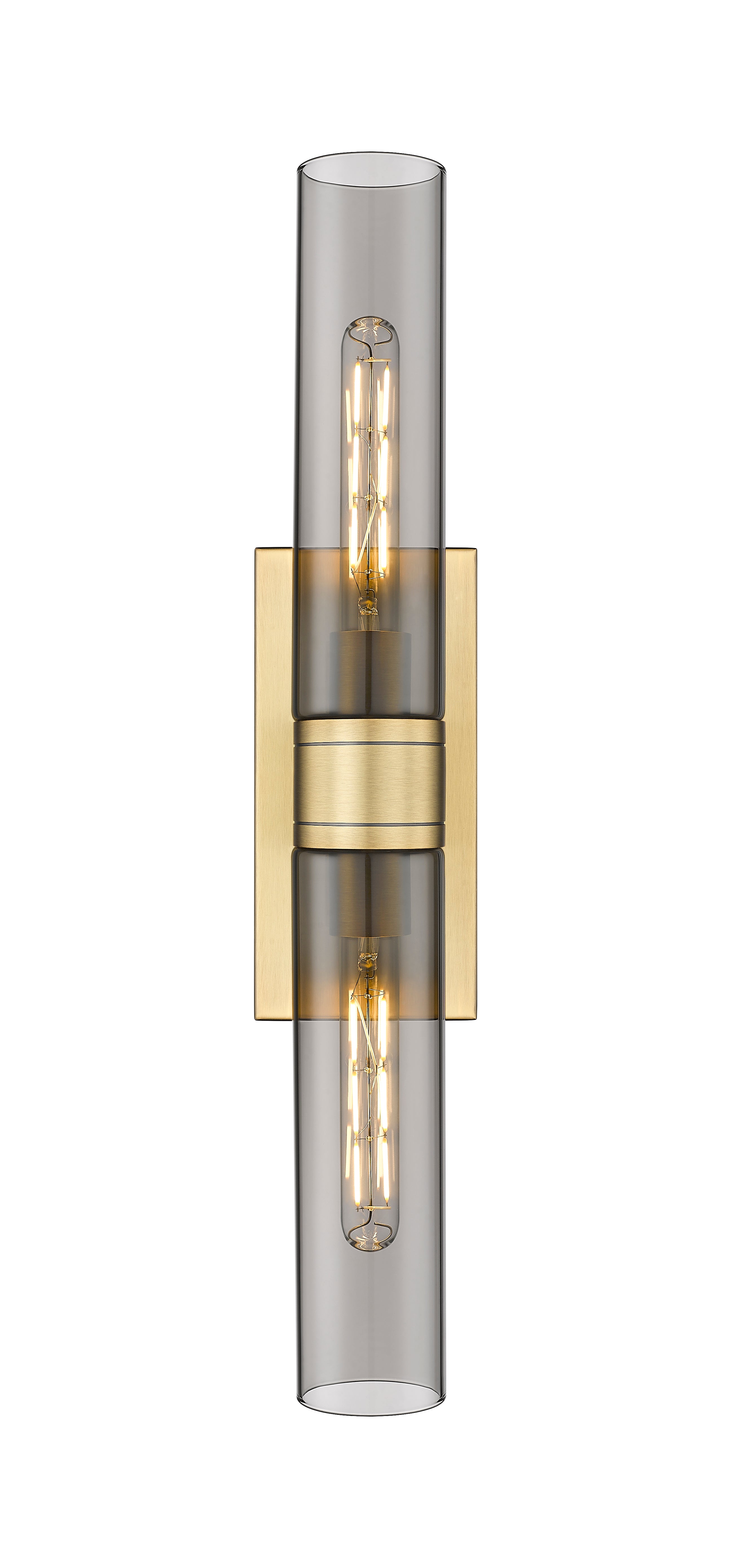 Downtown Urban Sconce Cast Brass Steel