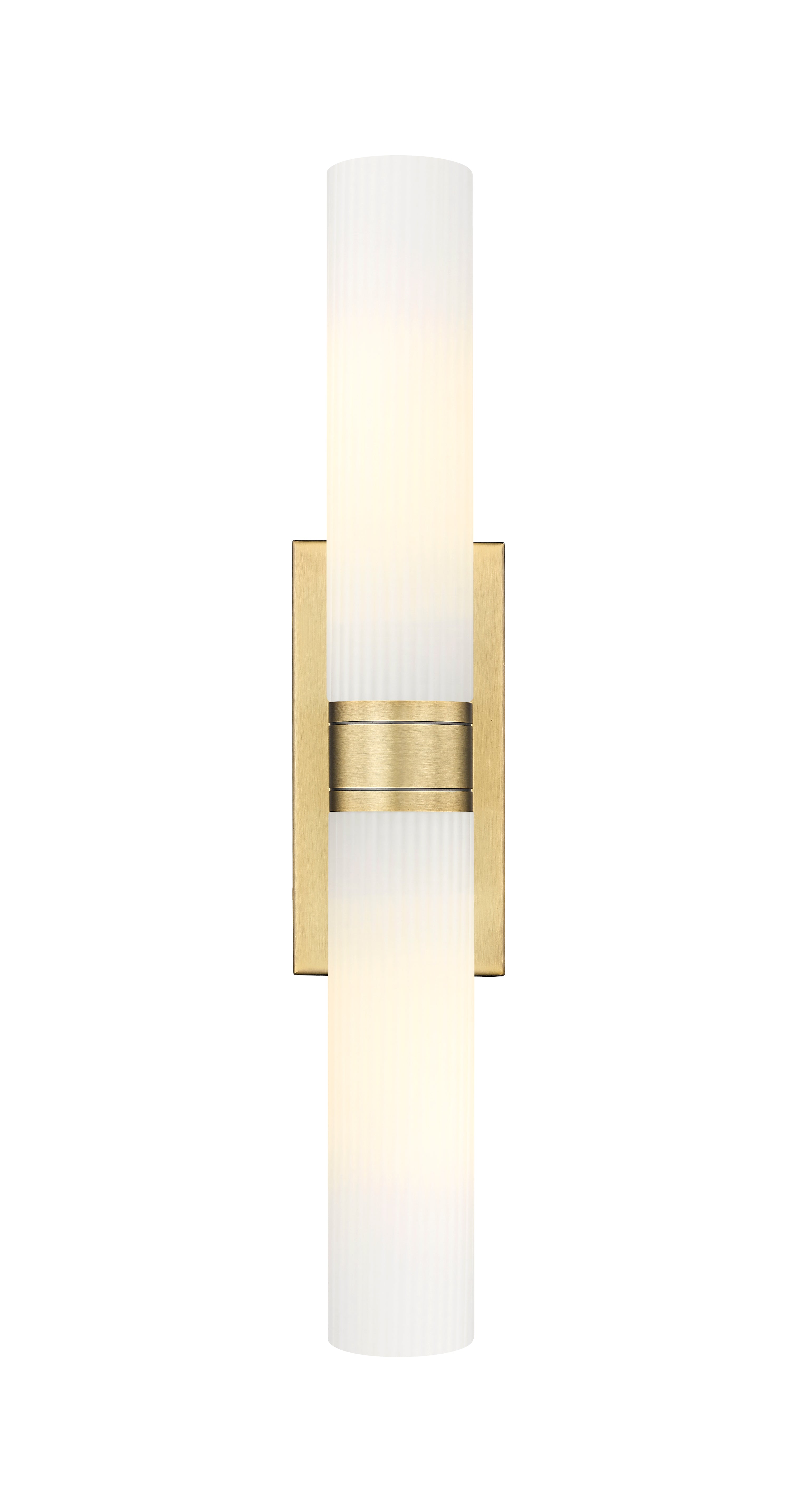 Downtown Urban Sconce Cast Brass Steel