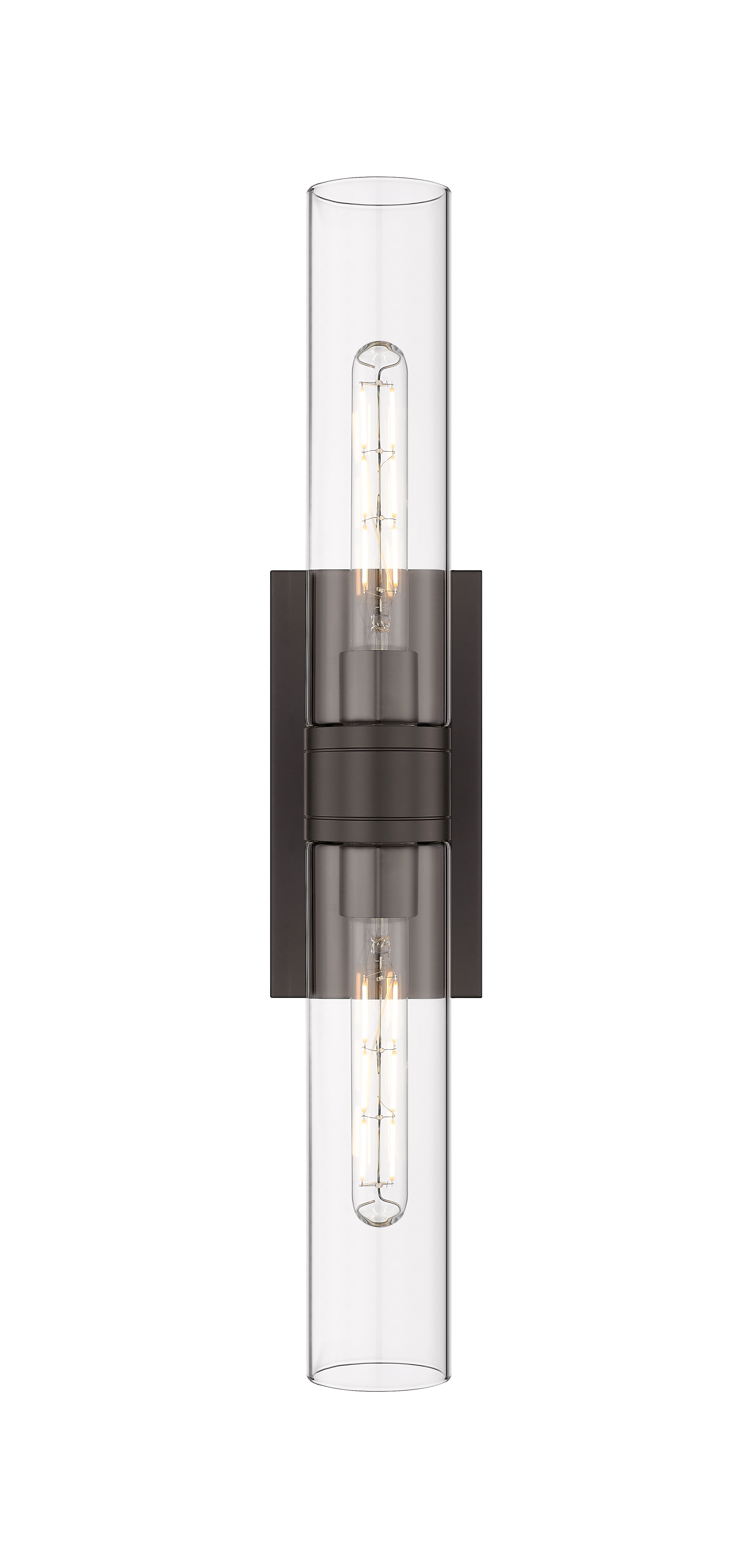 Downtown Urban Sconce Cast Brass Steel