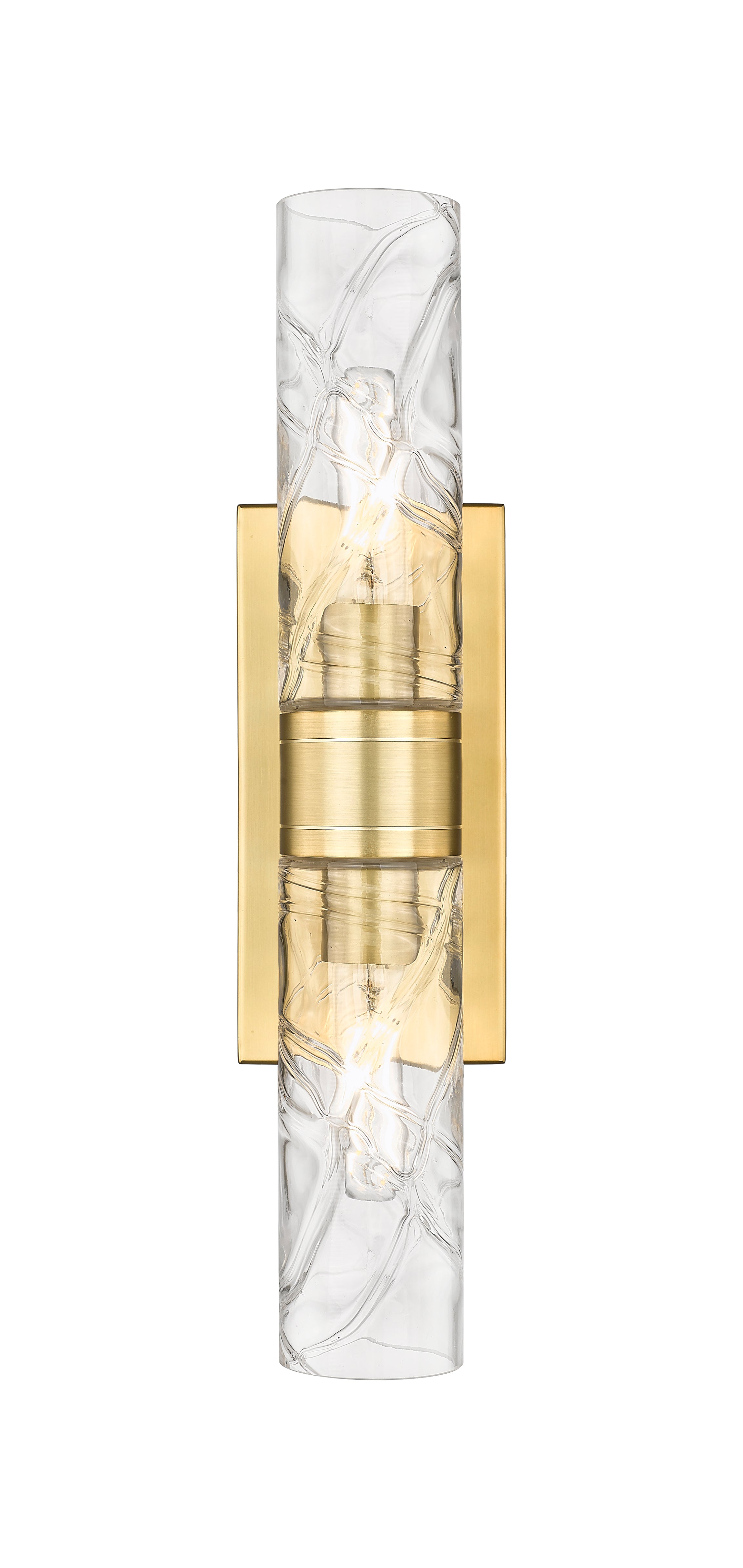 Downtown Urban Linear Bath Vanity Cast Brass