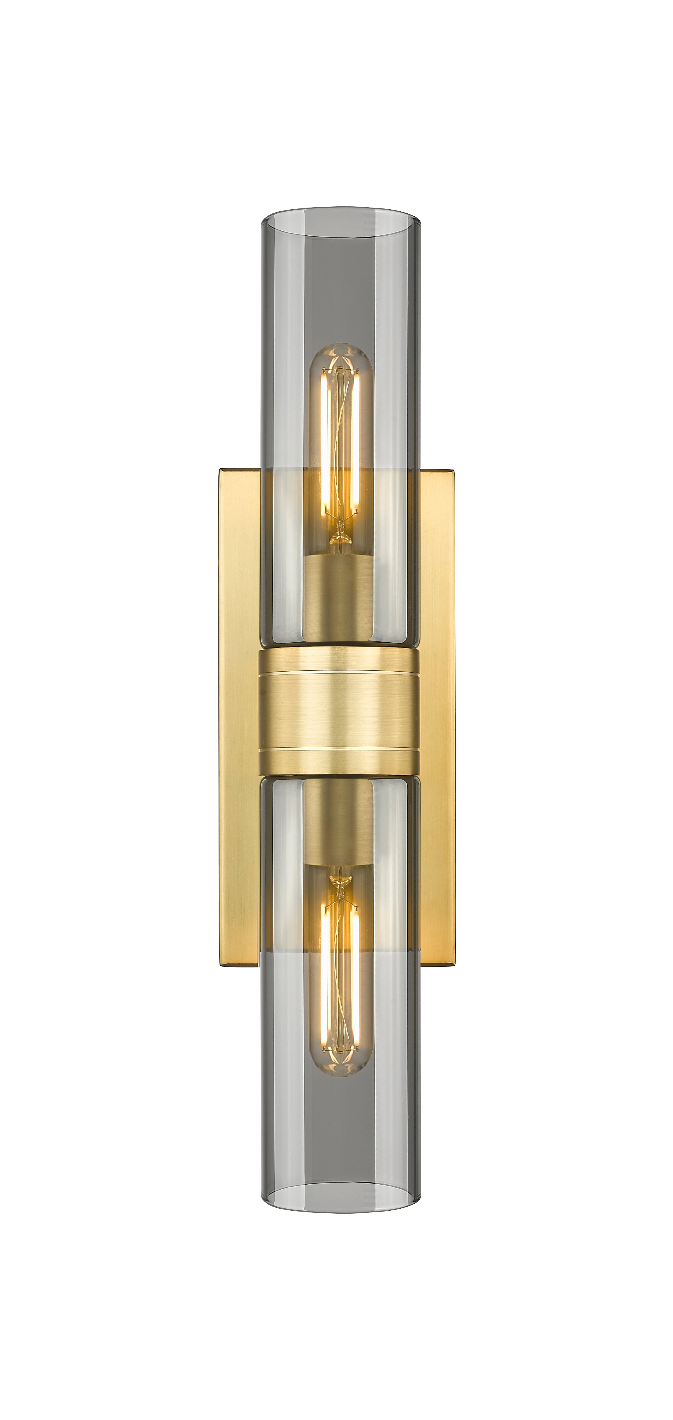 Downtown Urban Linear Bath Vanity Cast Brass