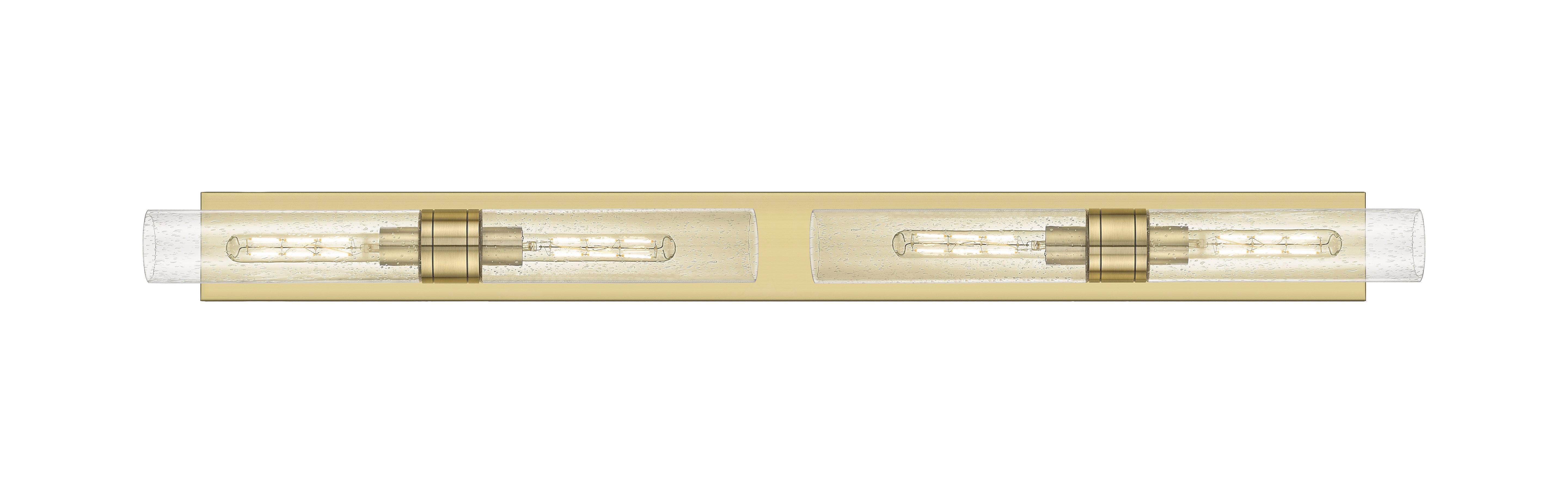 Downtown Urban Linear Bath Vanity Light Brass