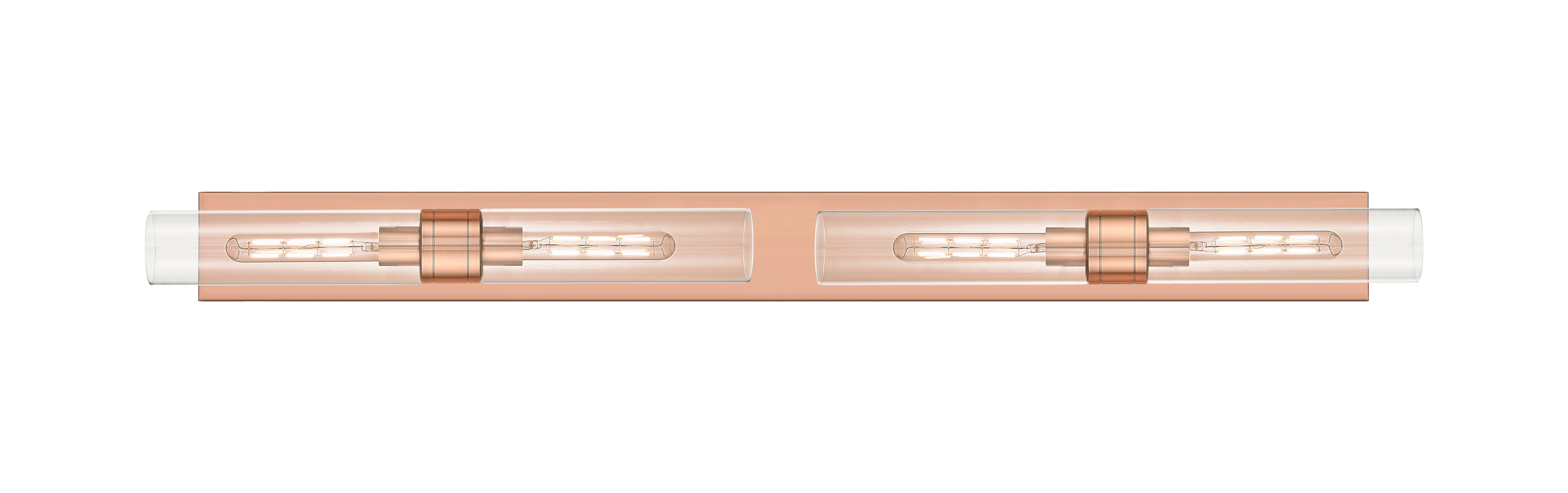 Downtown Urban Linear Bath Vanity Light Brass
