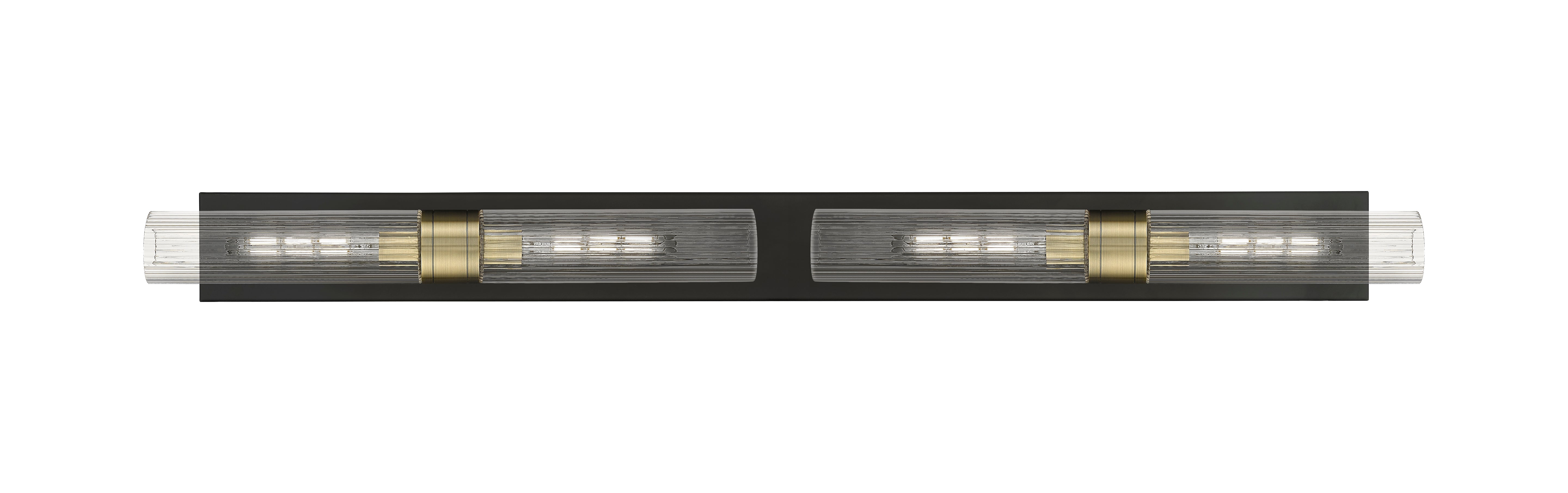 Downtown Urban Linear Bath Vanity Light Brass