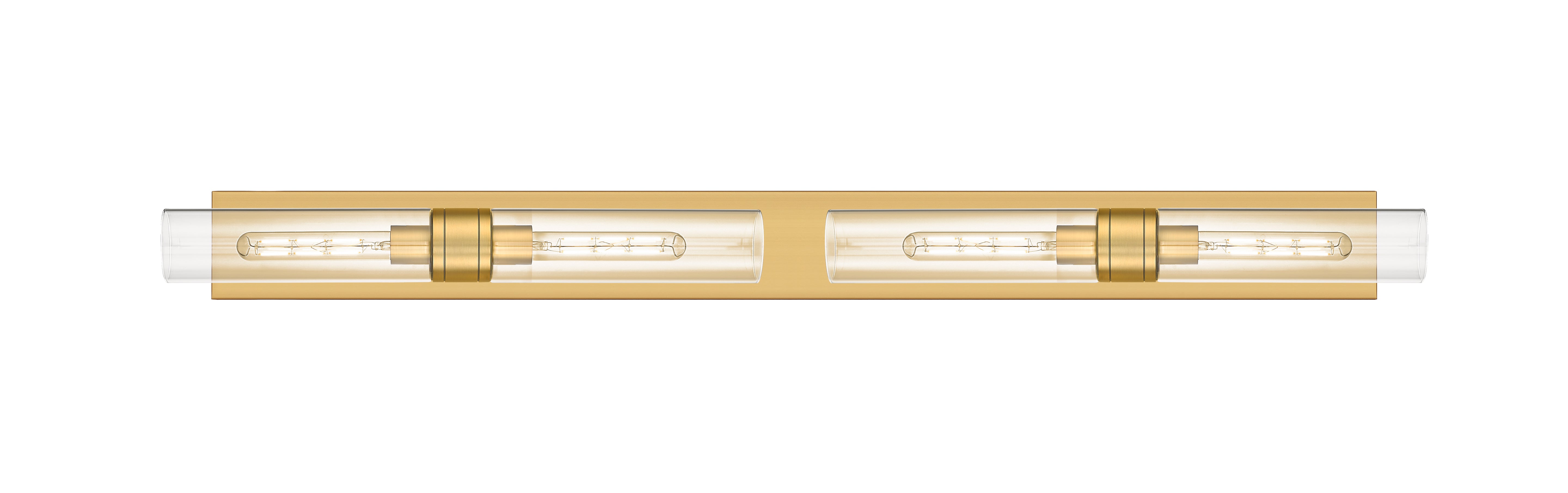 Downtown Urban Linear Bath Vanity Light Brass
