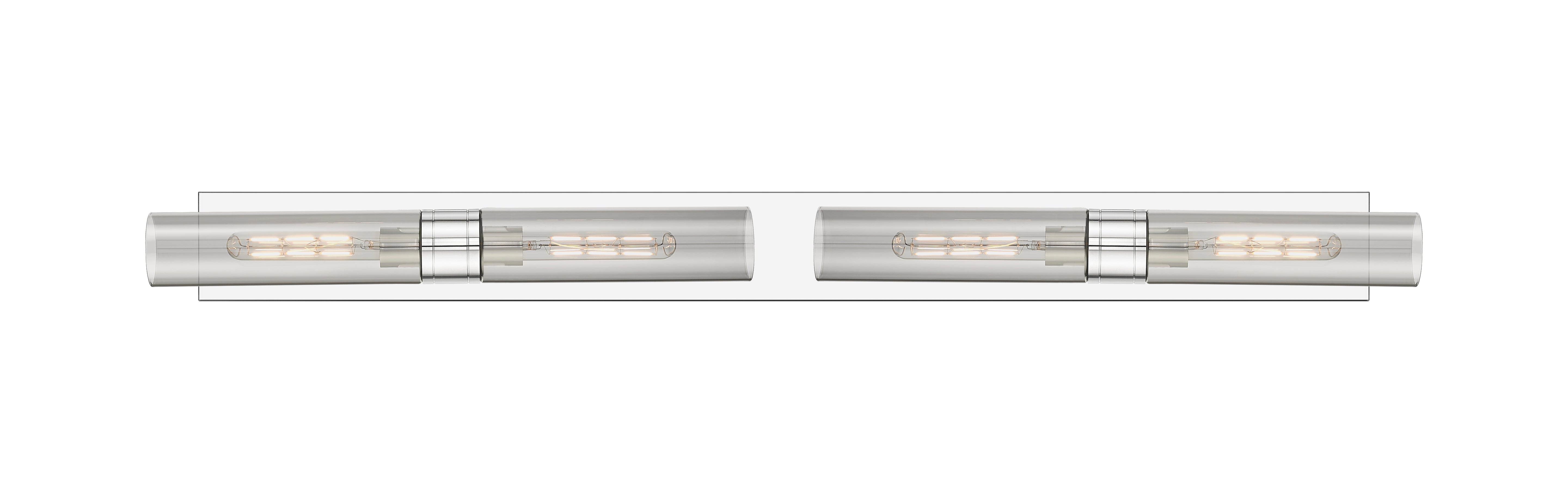 Downtown Urban Linear Bath Vanity Light Brass