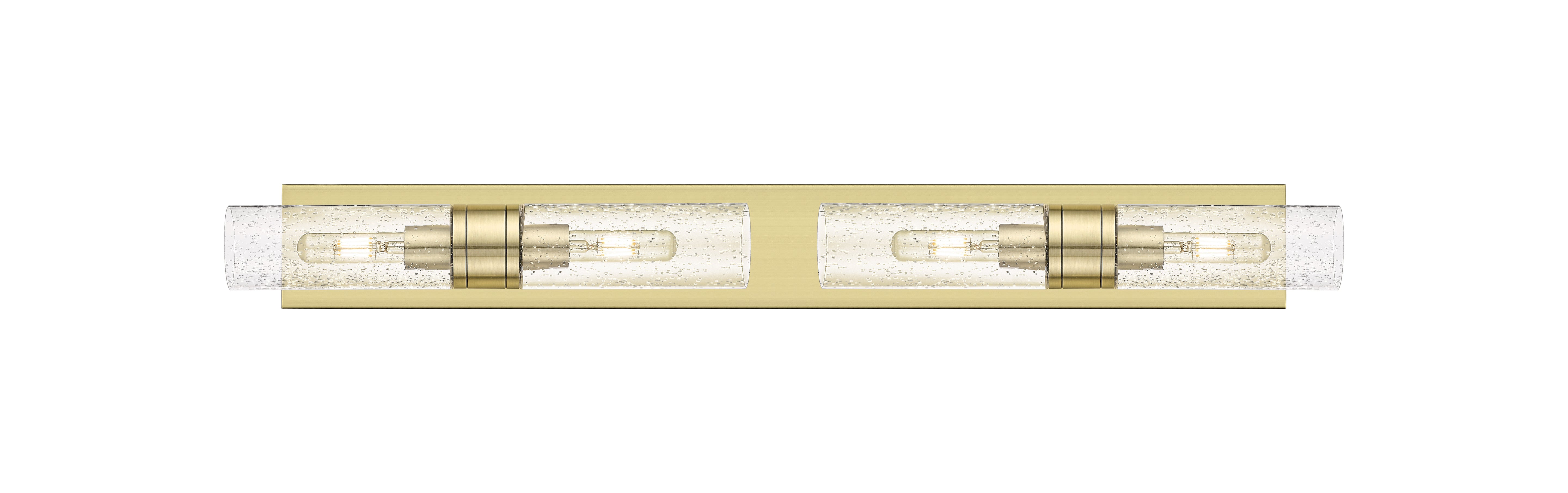 Downtown Urban Linear Bath Vanity Cast Brass