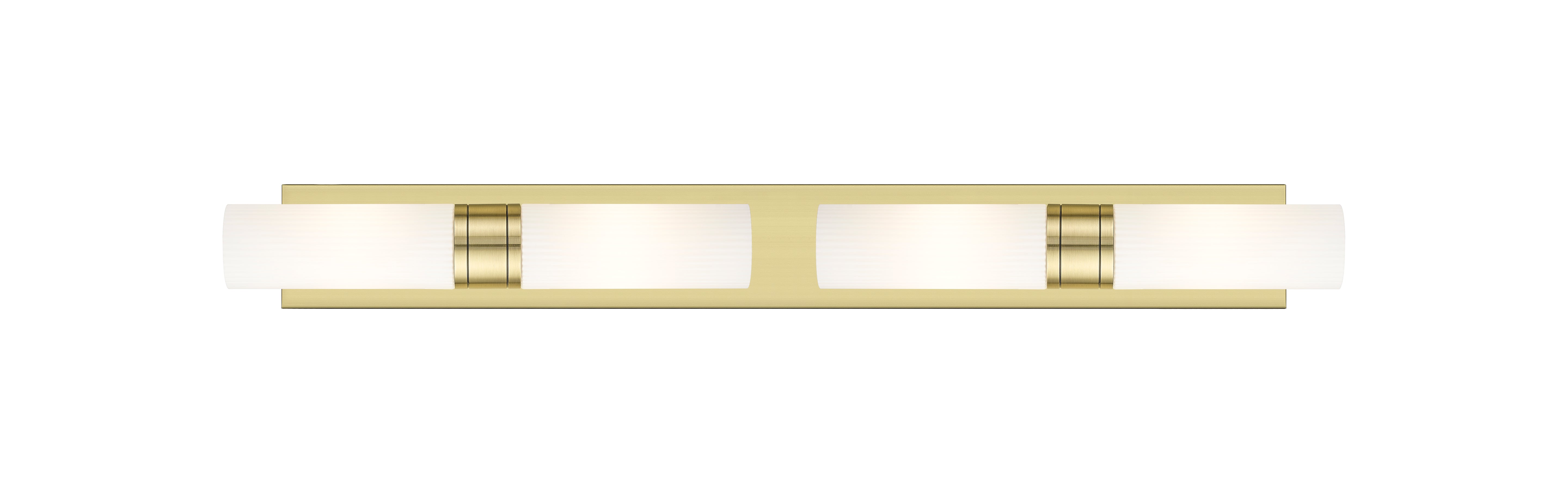Downtown Urban Linear Bath Vanity Cast Brass
