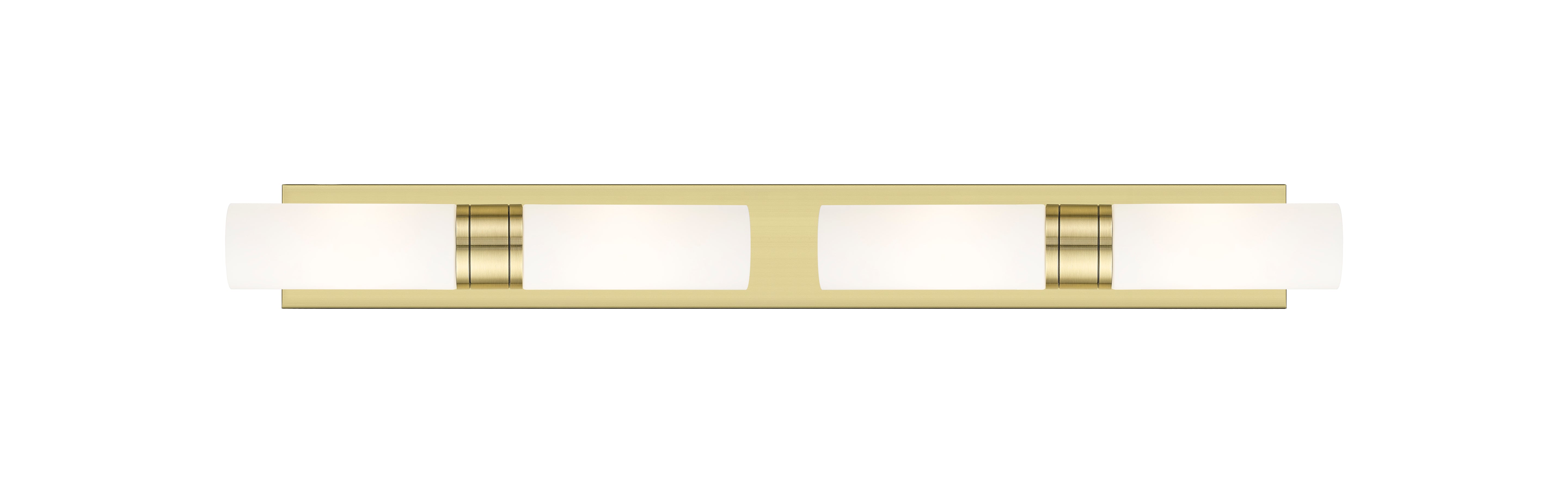 Downtown Urban Linear Bath Vanity Cast Brass