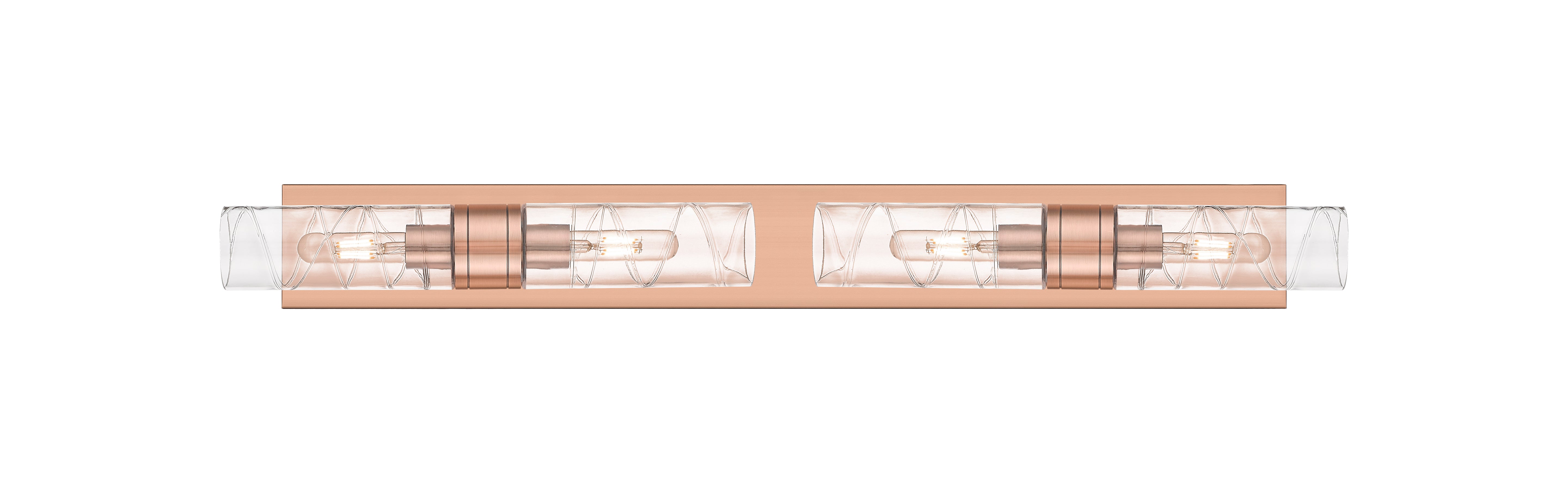 Downtown Urban Linear Bath Vanity Cast Brass