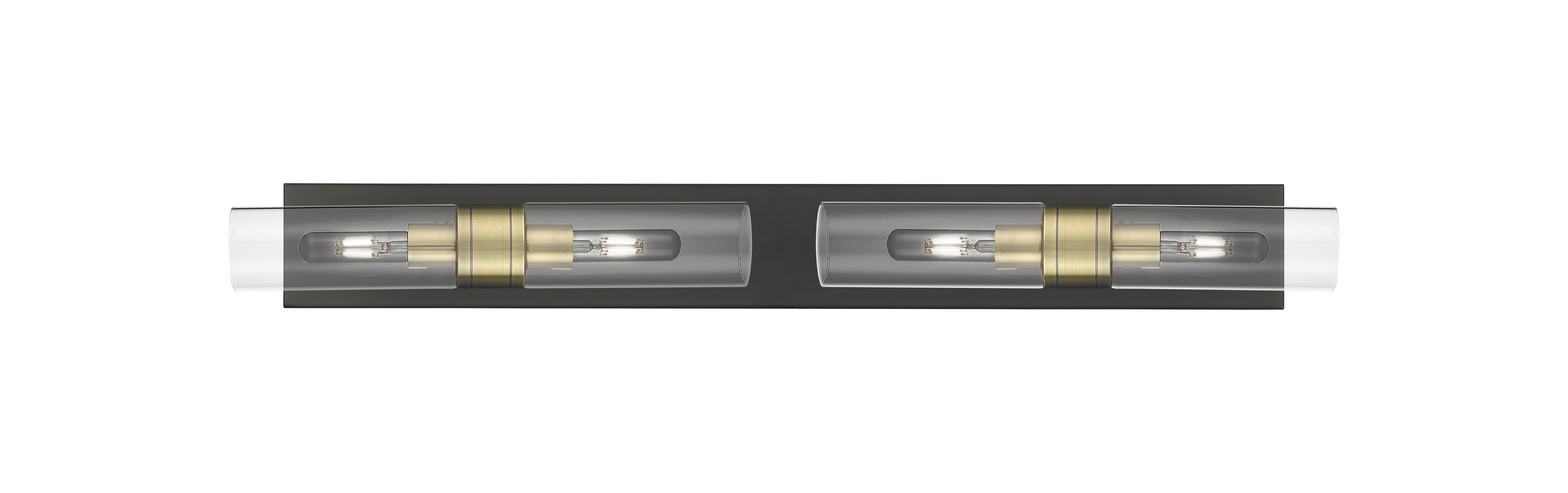 Downtown Urban Linear Bath Vanity Cast Brass