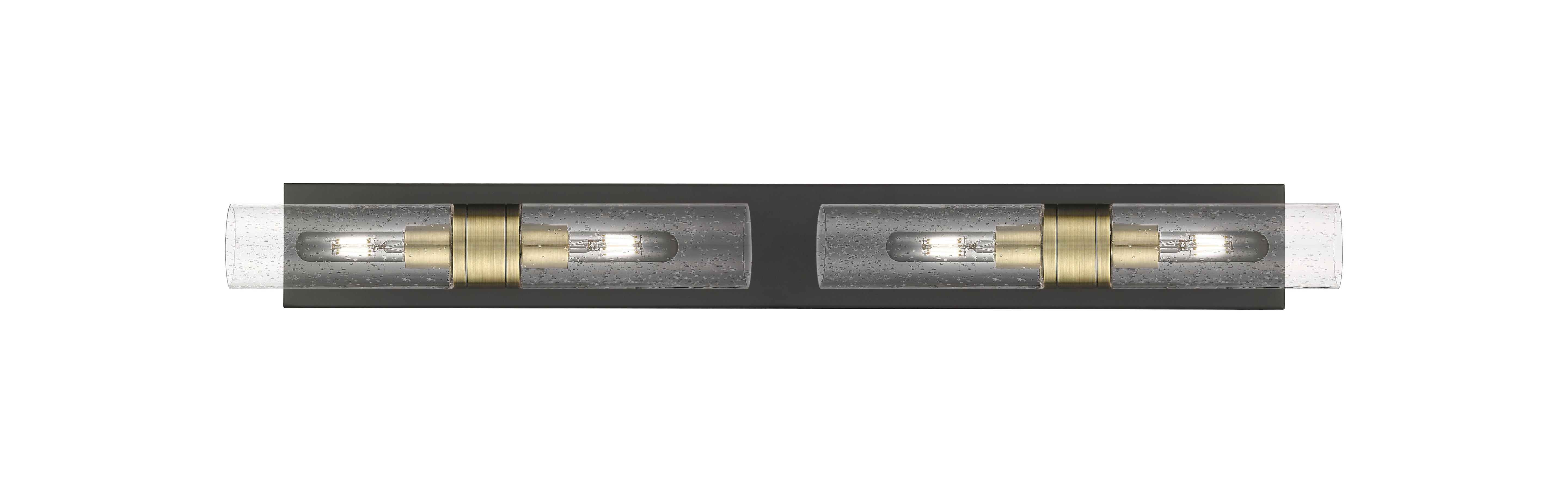Downtown Urban Linear Bath Vanity Cast Brass