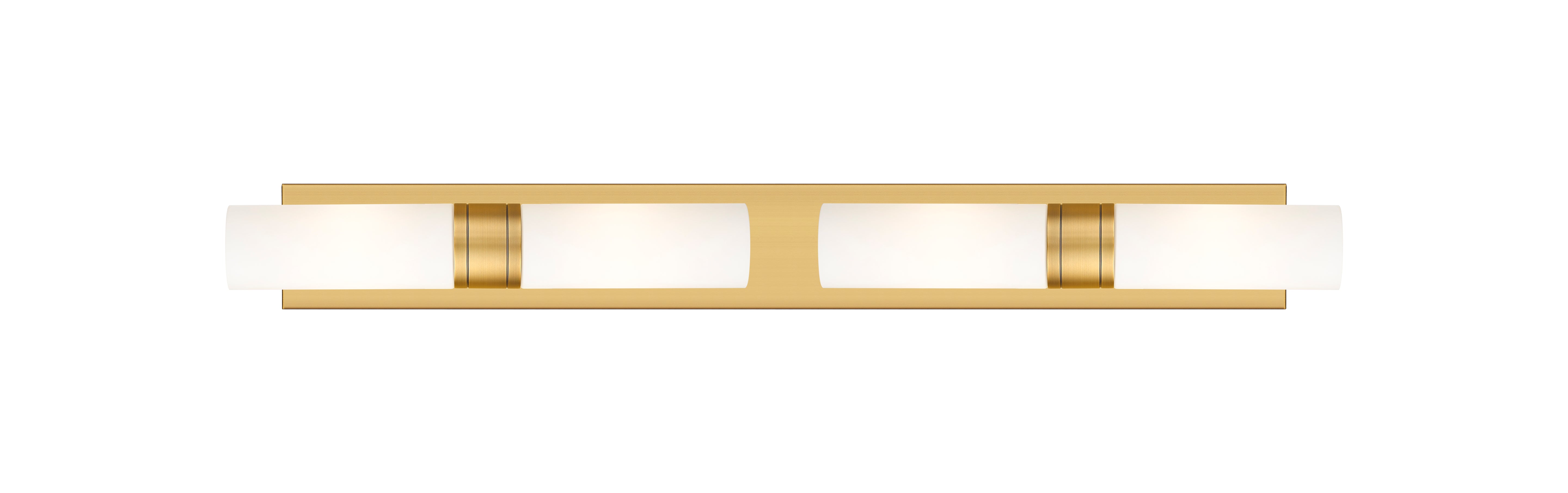 Downtown Urban Linear Bath Vanity Cast Brass