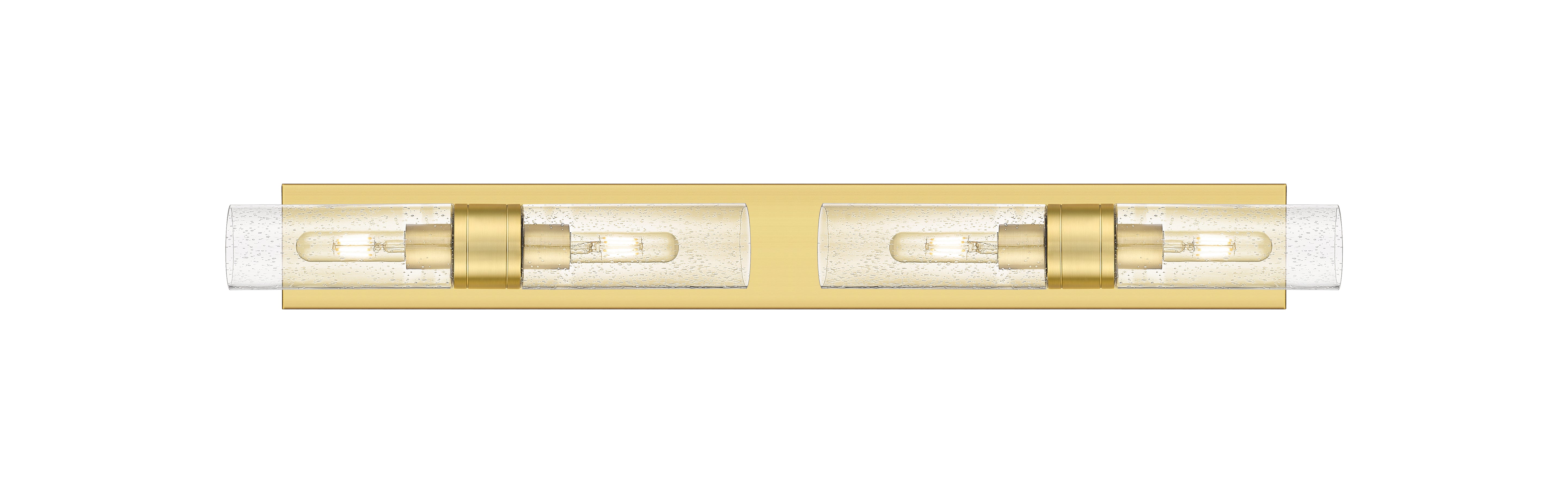 Downtown Urban Linear Bath Vanity Cast Brass