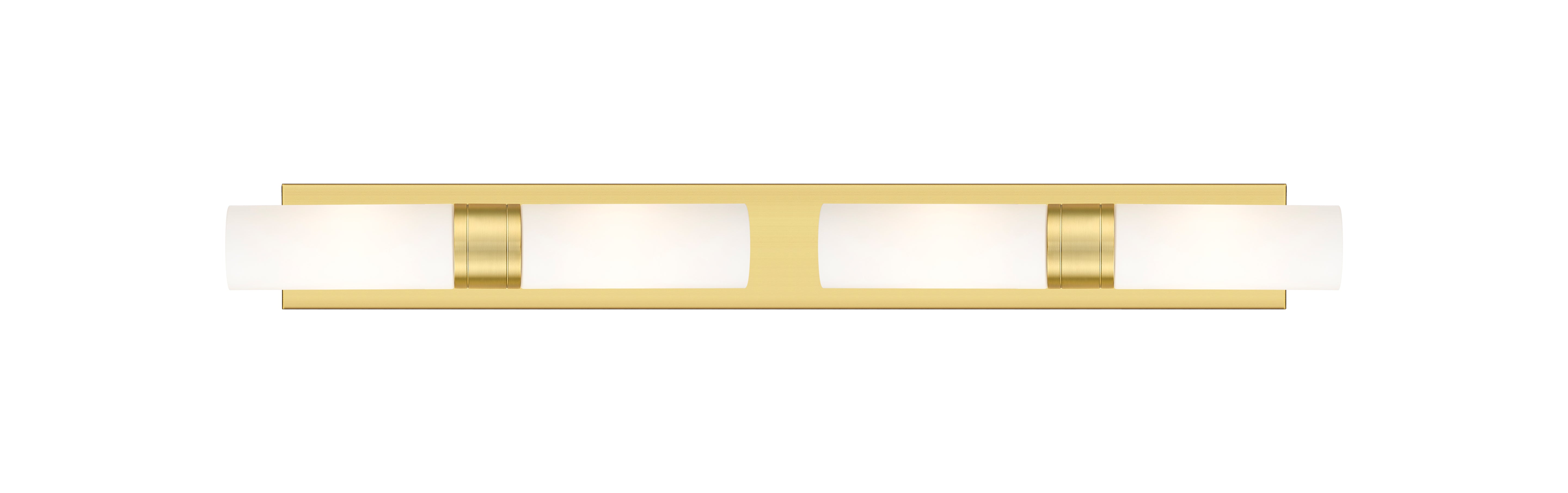 Downtown Urban Linear Bath Vanity Cast Brass