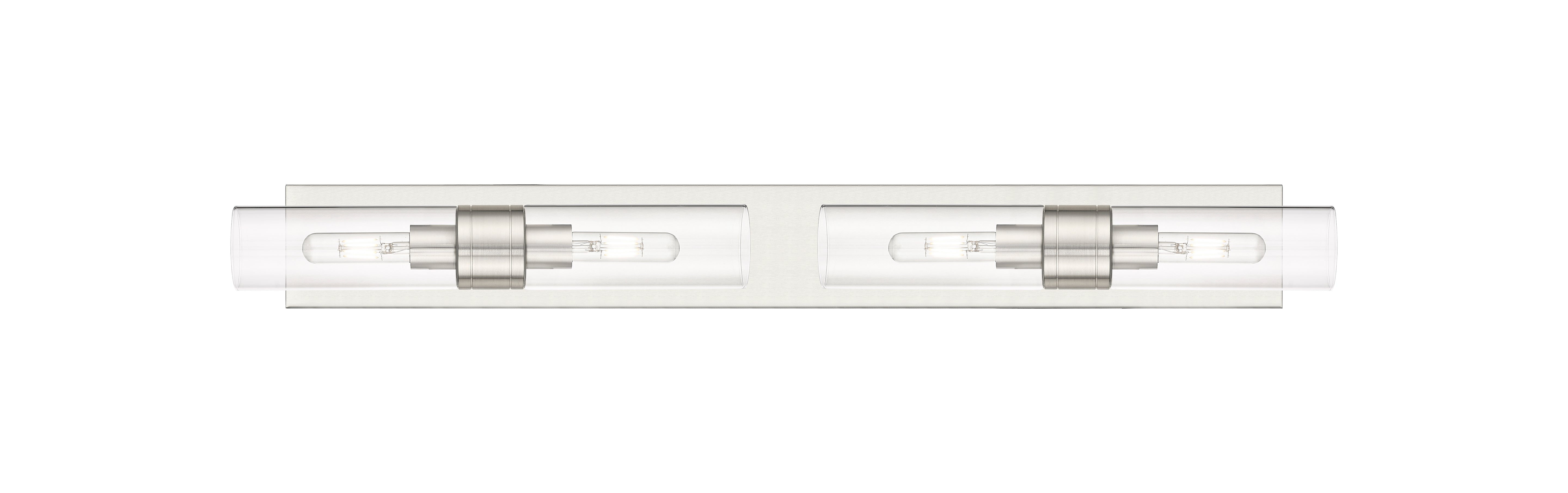Downtown Urban Linear Bath Vanity Cast Brass