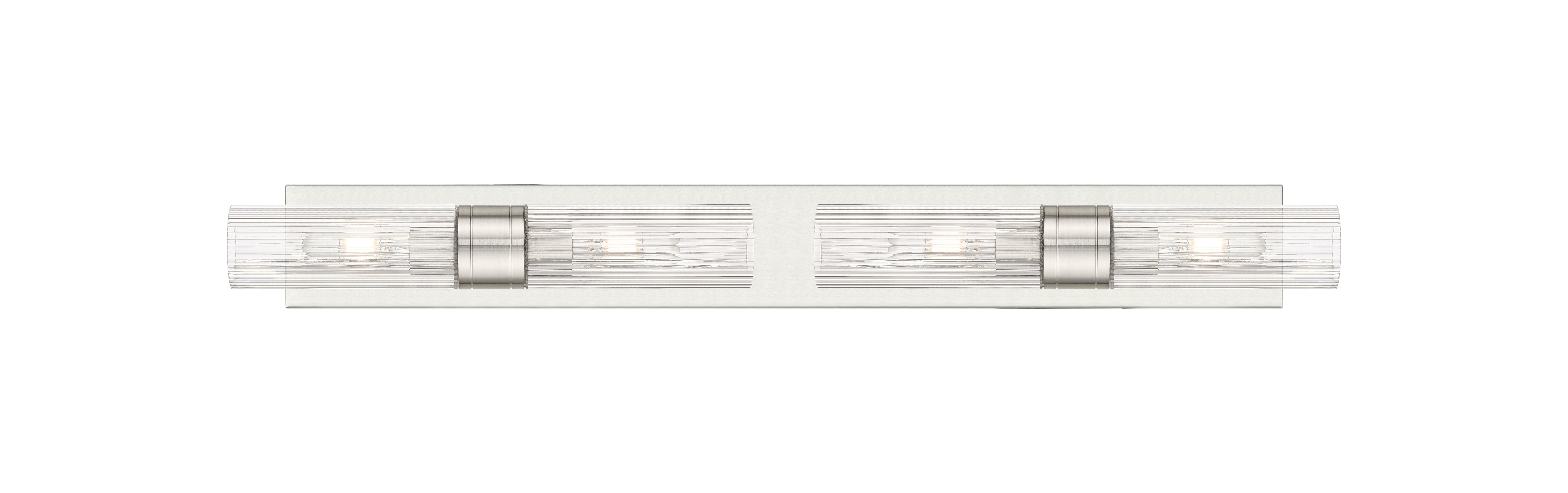 Downtown Urban Linear Bath Vanity Cast Brass