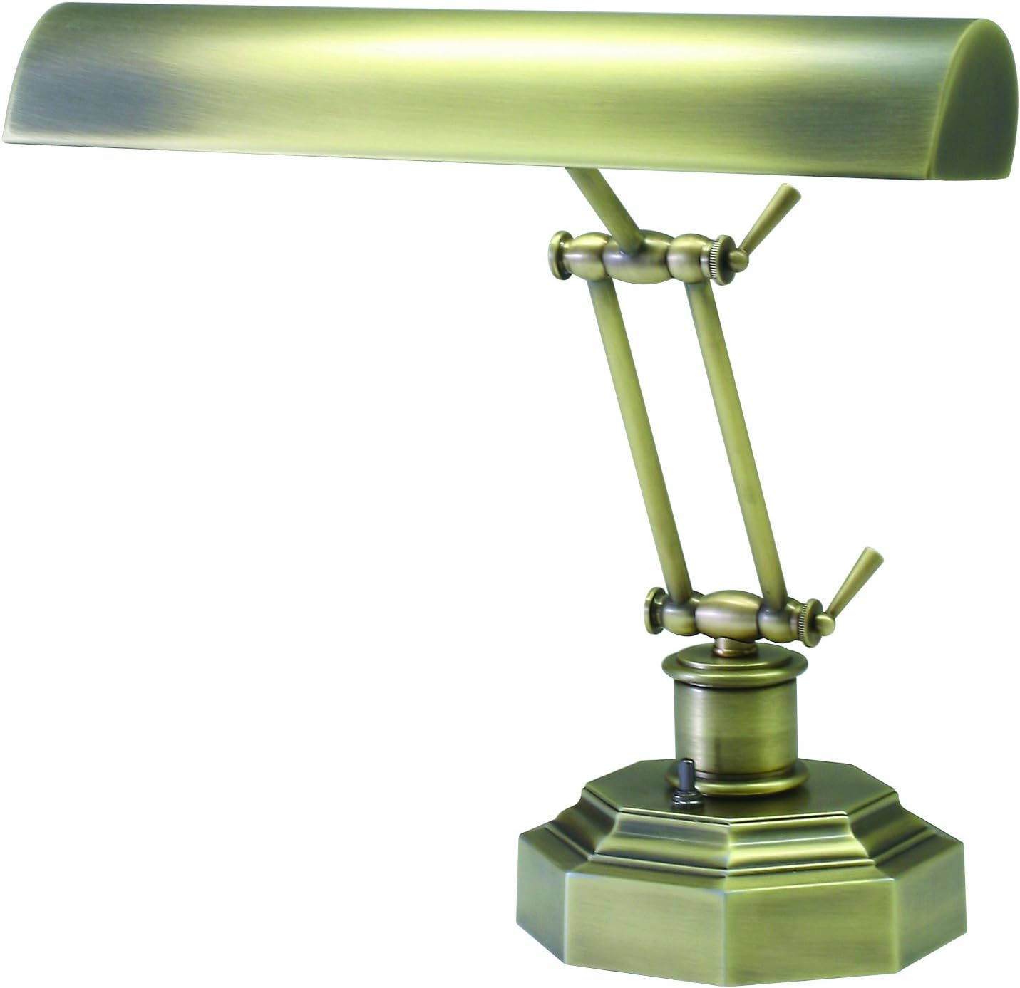 12.5-inch Piano/desk Polished Brass Desk Lamp