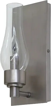 5-inch Lake Shore Satin Pewter Wall Sconce