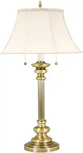 30.25-inch Newport Antique Brass LED Table Lamp